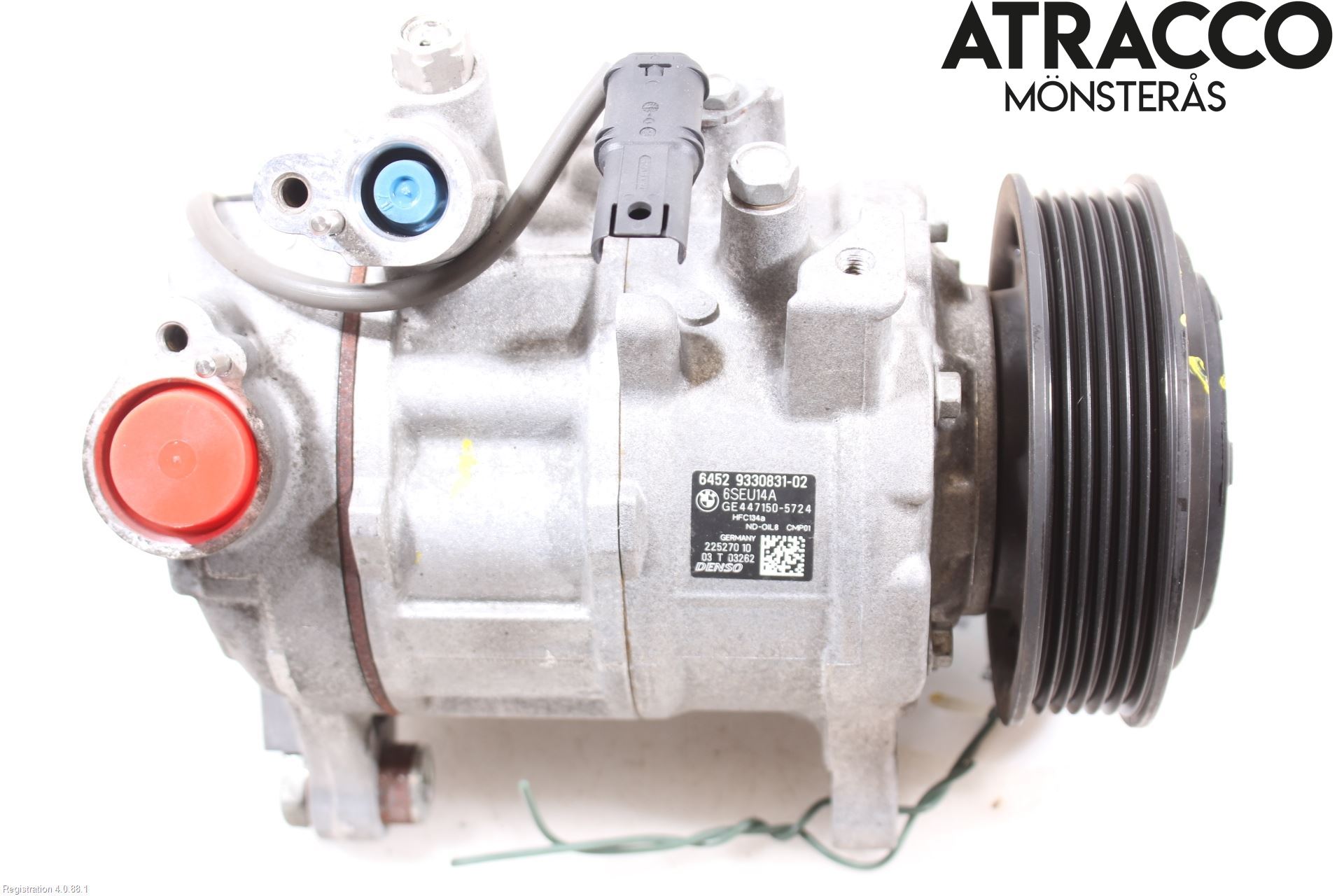 BMW 4 F32/F33/F82/F83 13-20 Varme Ac Kompressor