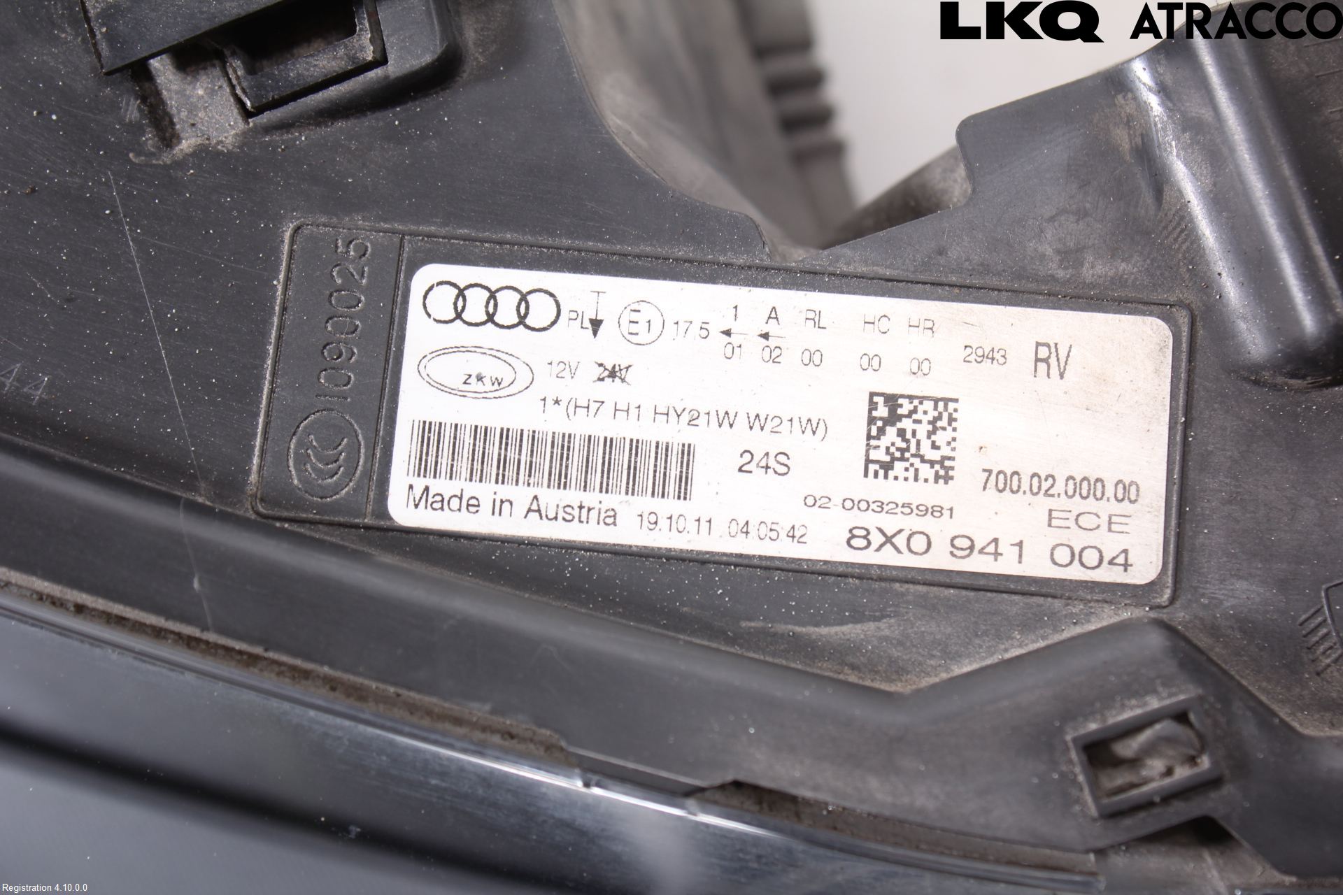 Audi A1/S1 11-18 Frontlykt Høyre