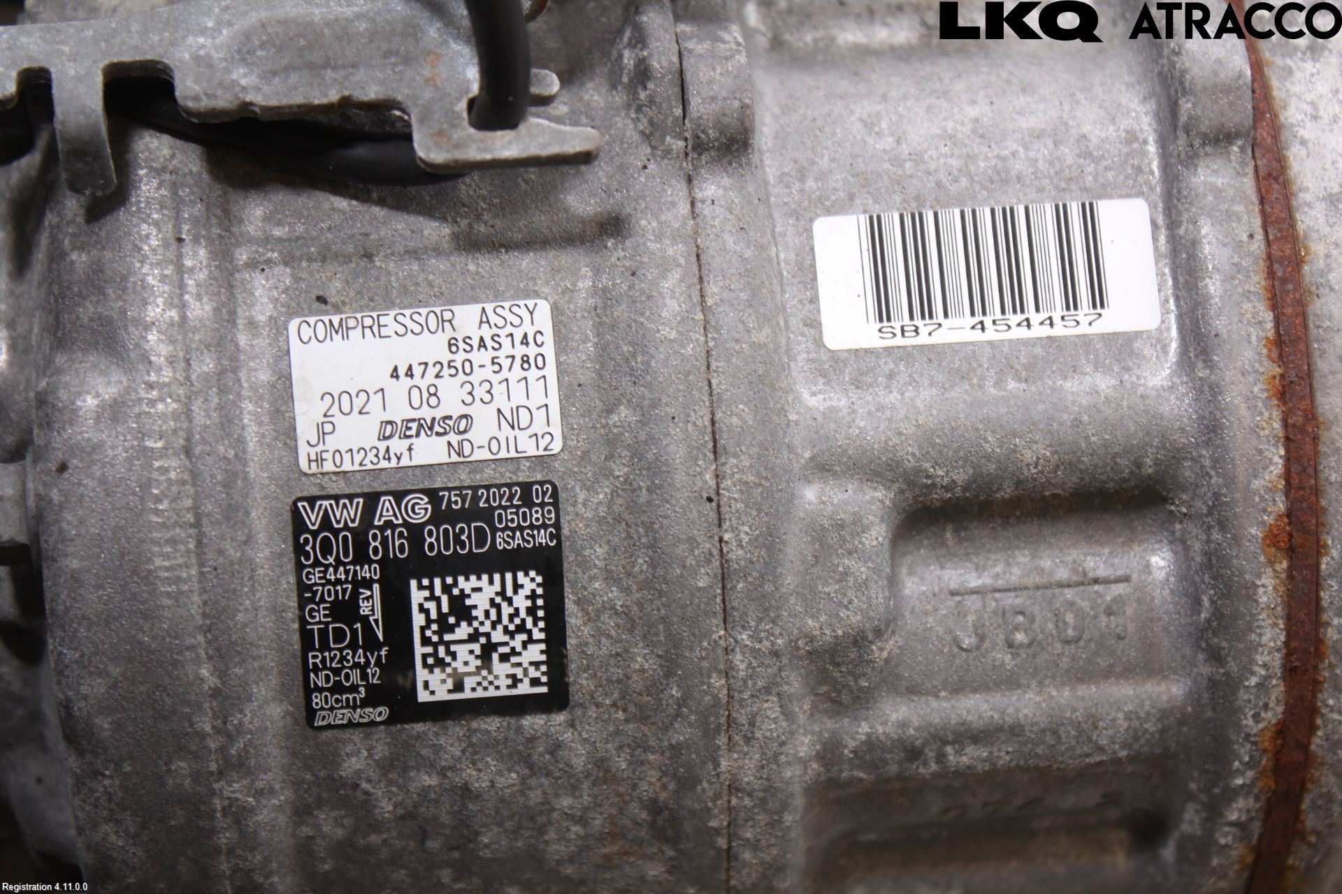 Volkswagen VW PASSAT 20-24 Varme Ac Kompressor