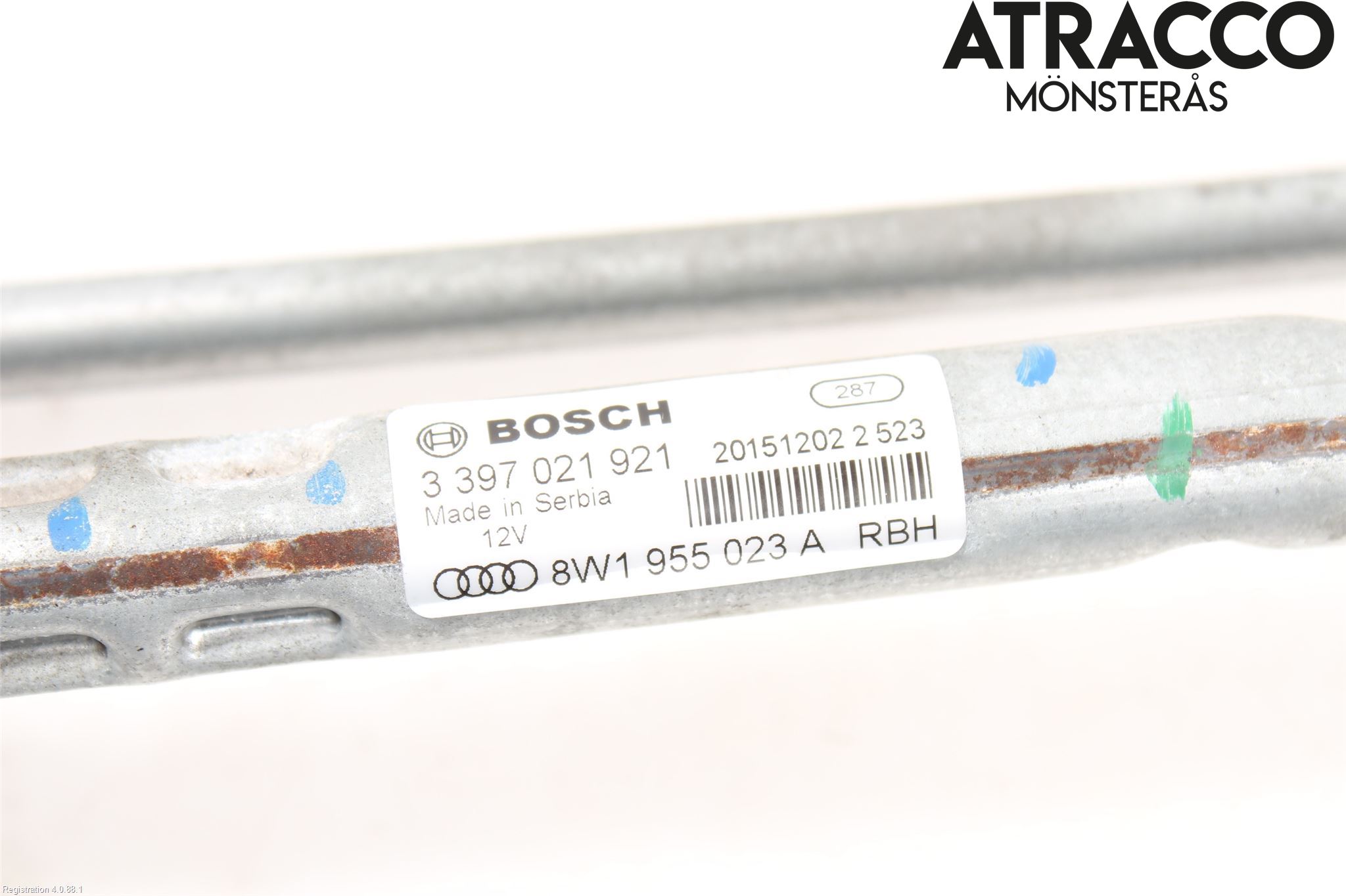 Audi A4/S4 B9 16-19 Viskeroverføring Frontrute