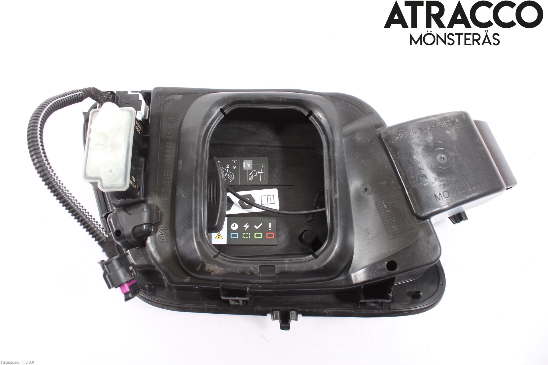 Peugeot 2008/E-2008 20- Drivstoff Tankluke