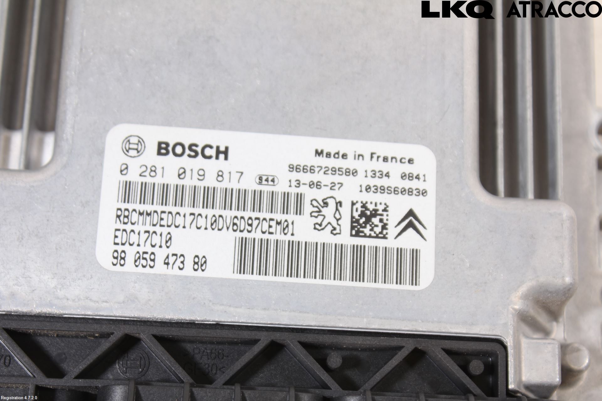 Citroen BERLINGO 08-18 Styreenhet Dieselpumpe