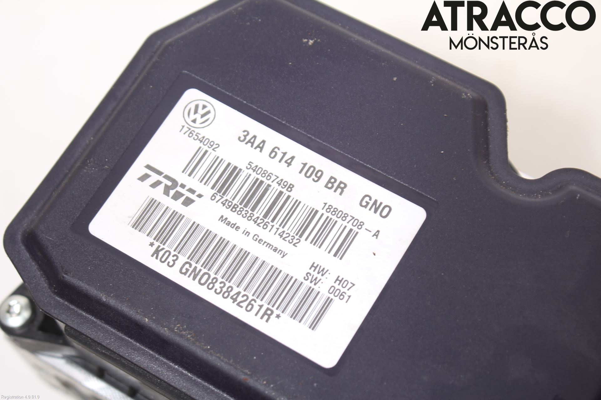 Volkswagen VW PASSAT 11-14 Abs Hydraulikkaggregat