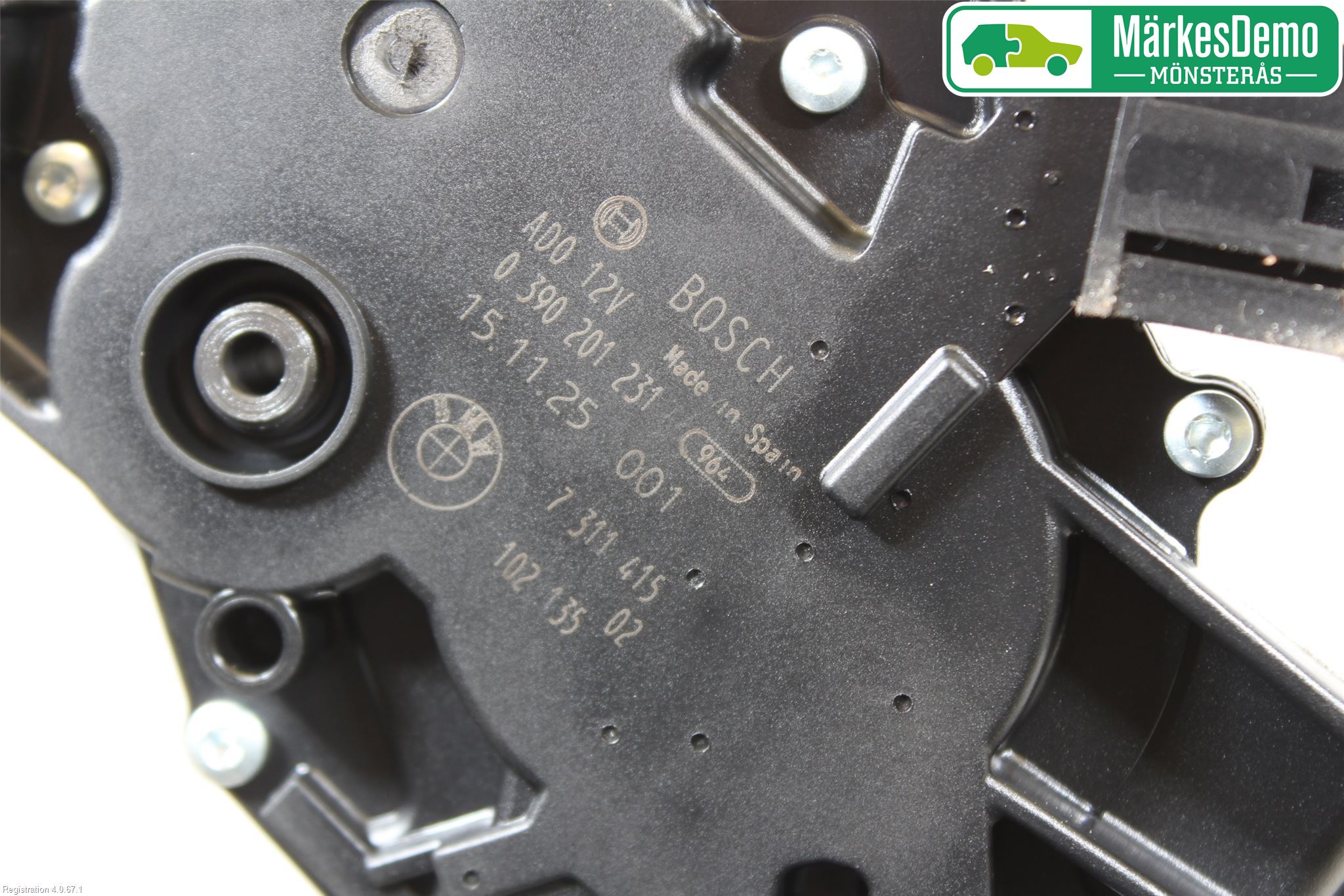 BMW 5 F10/F11/F18 09-17 Viskermotor Bakluke