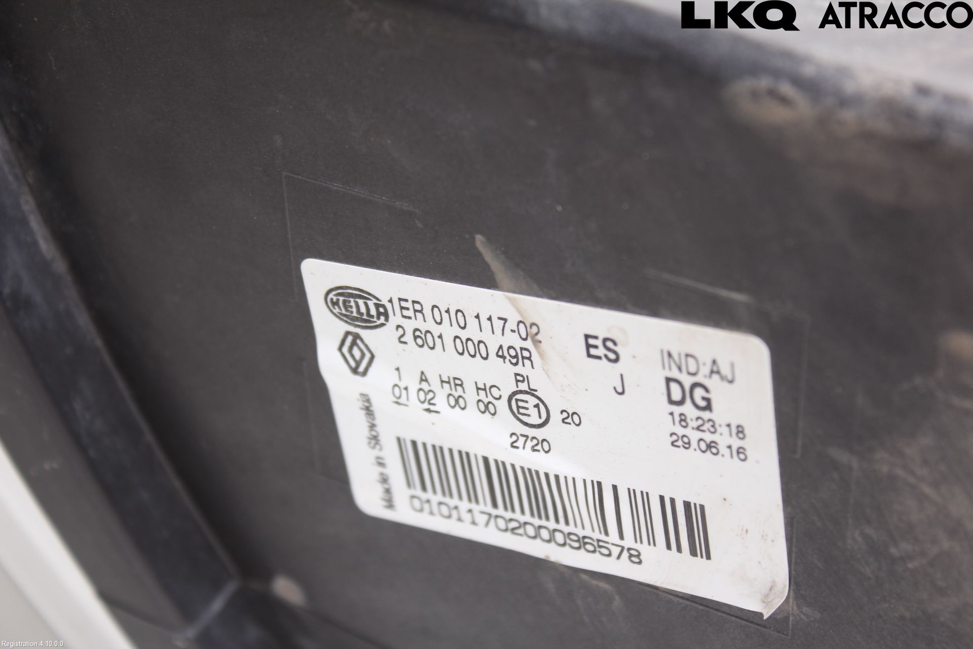 Opel MOVANO B 10-22 Frontlykt Venstre