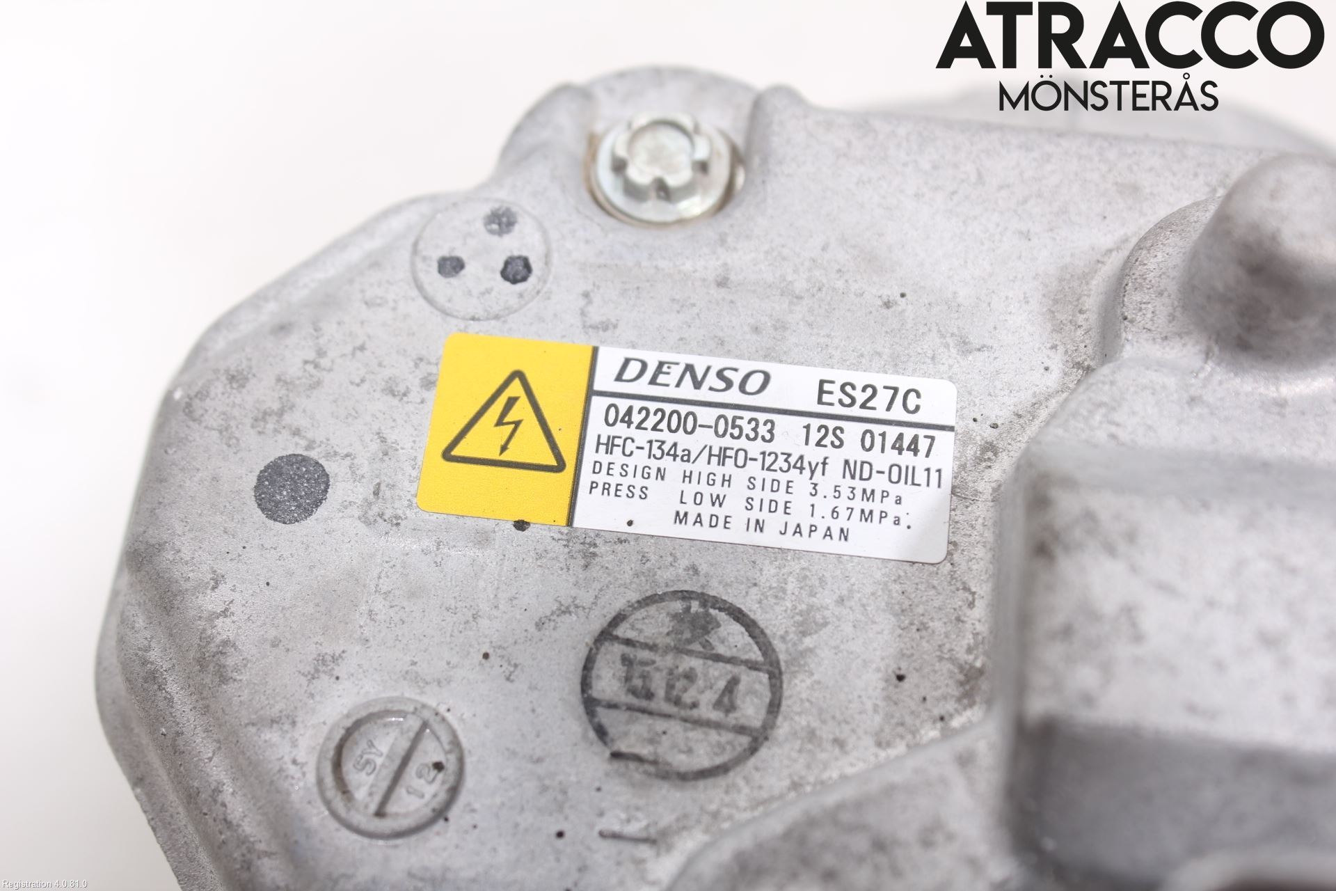 Toyota RAV4 13-18 Varme Ac Kompressor