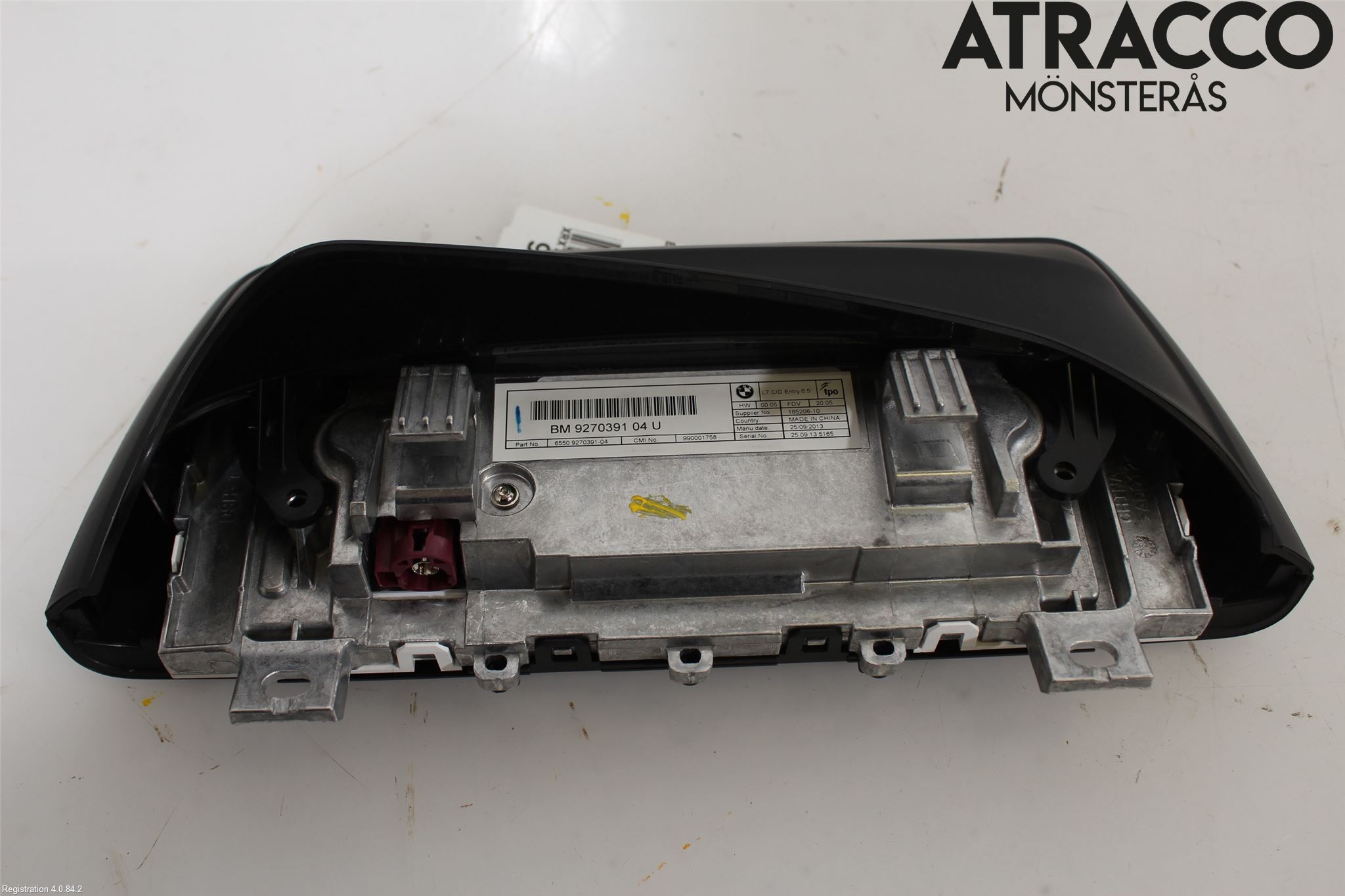 BMW 1 F20/F21 11-19 Instr Skjerm Dvd-Gps-Ac-Tlf