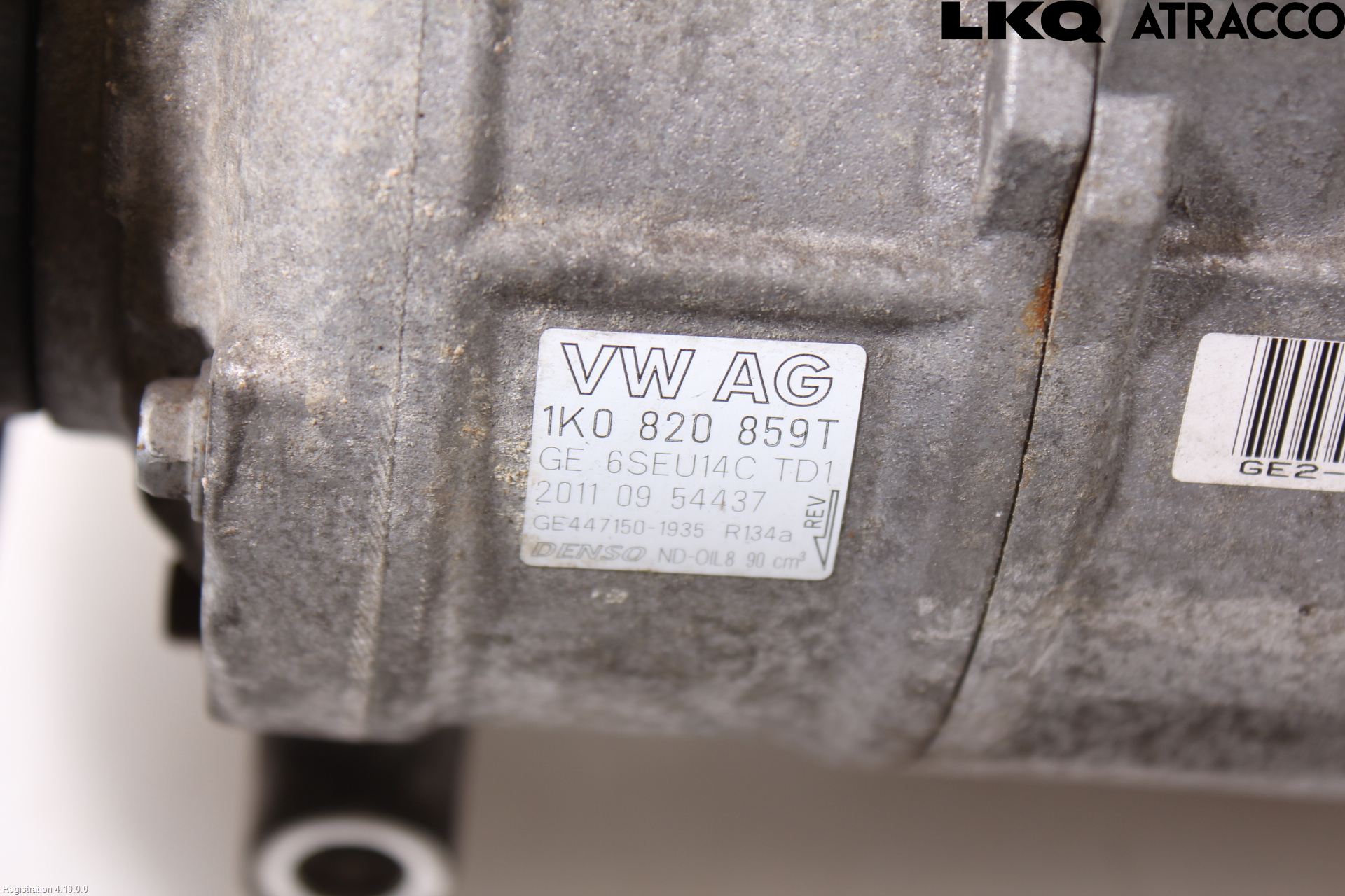 Volkswagen VW TIGUAN 07-16 Varme Ac Kompressor