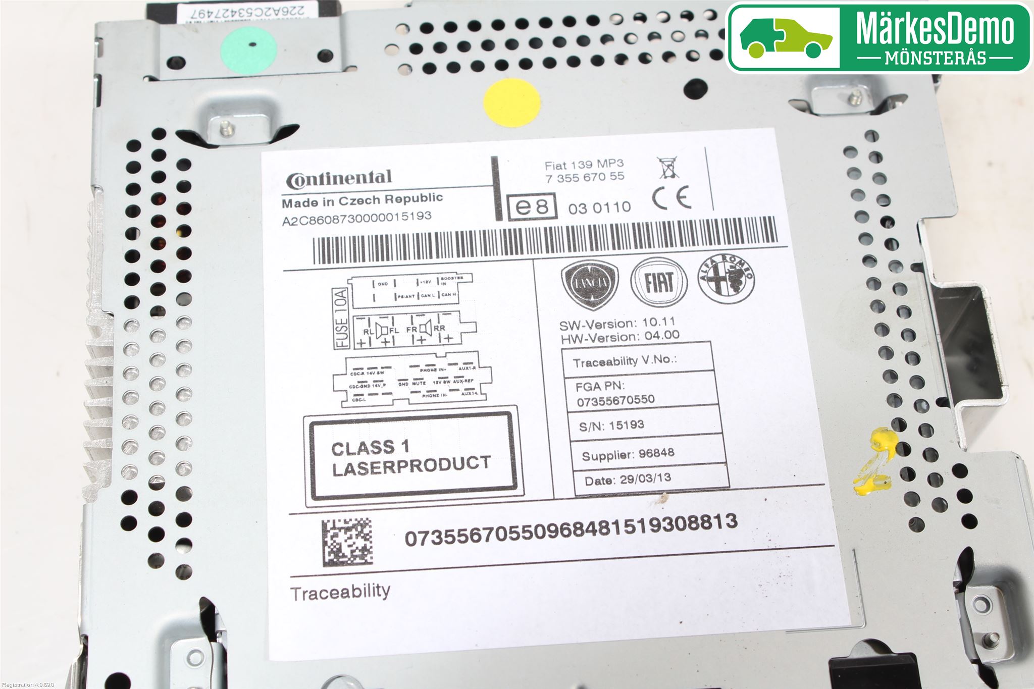 Fiat PANDA 12- Stereo Radio