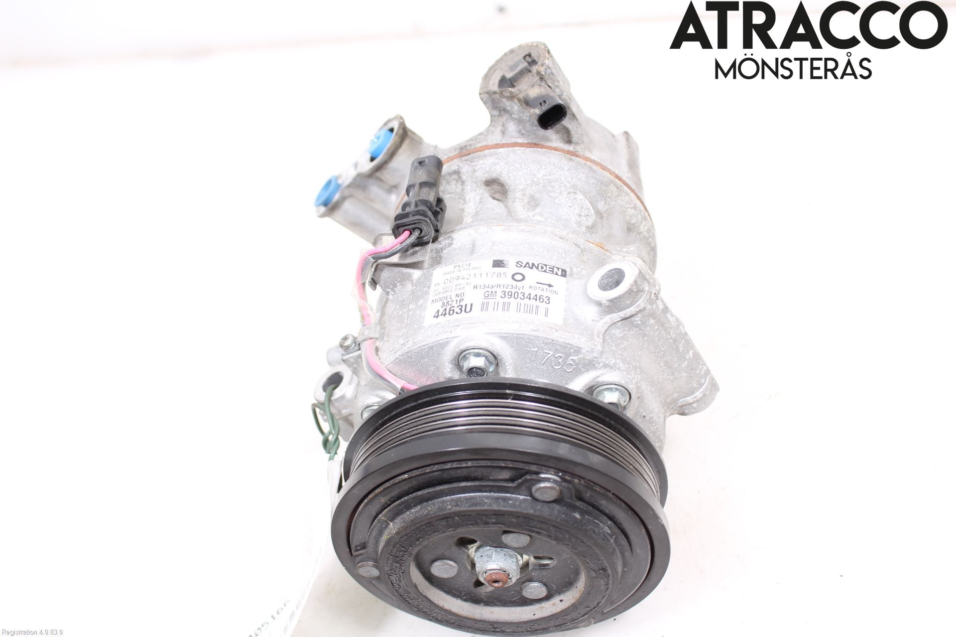 Opel ASTRA K 16-22 Varme Ac Kompressor