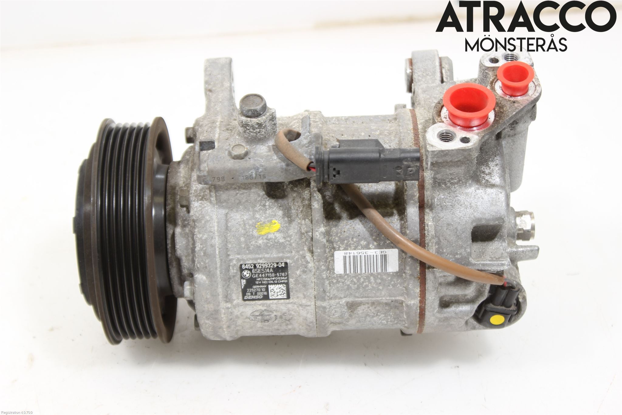 BMW 3 F30/F31/F80 12-19 Varme Ac Kompressor