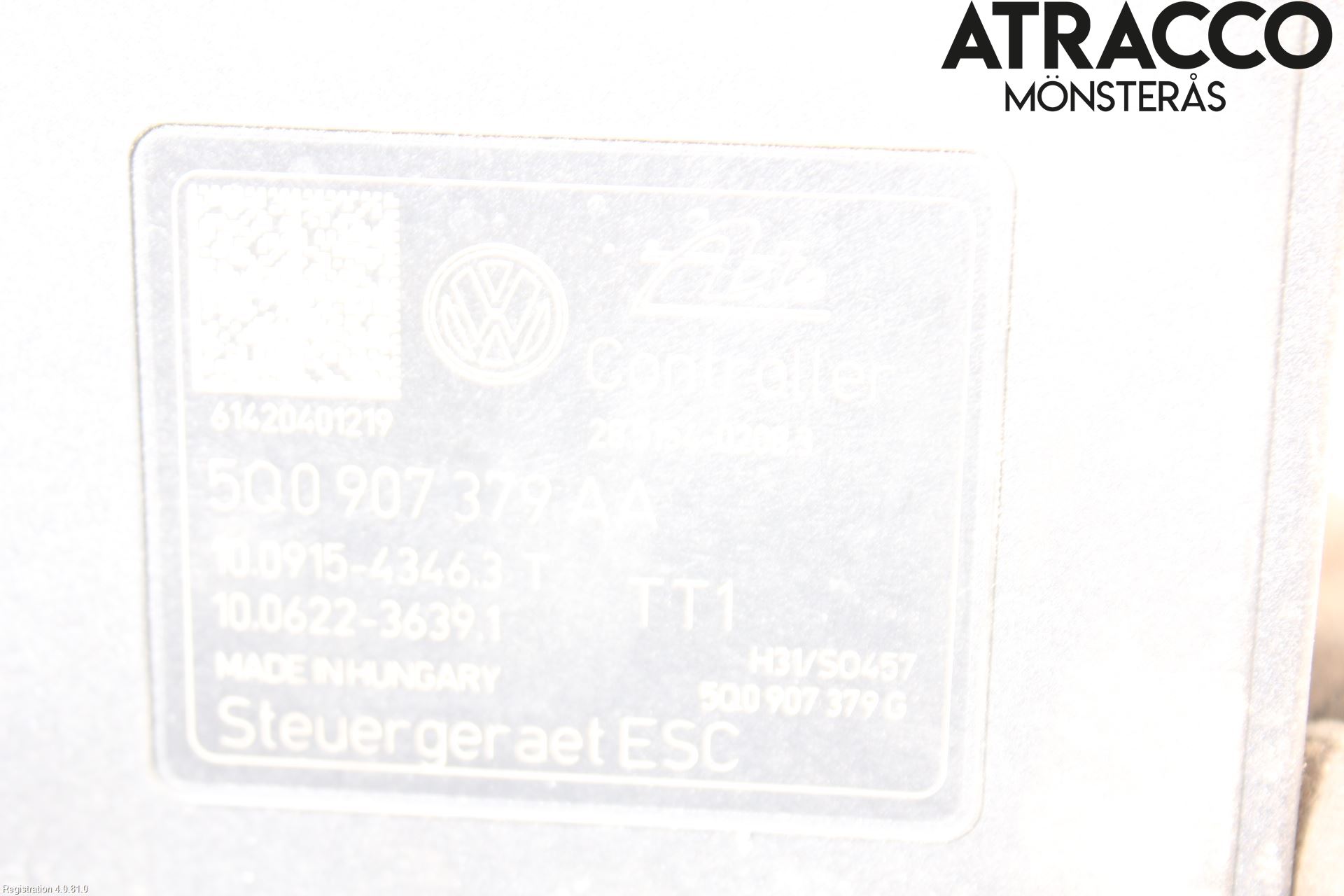 Volkswagen VW GOLF / E-GOLF VII 13-20 Abs Hydraulikkaggregat
