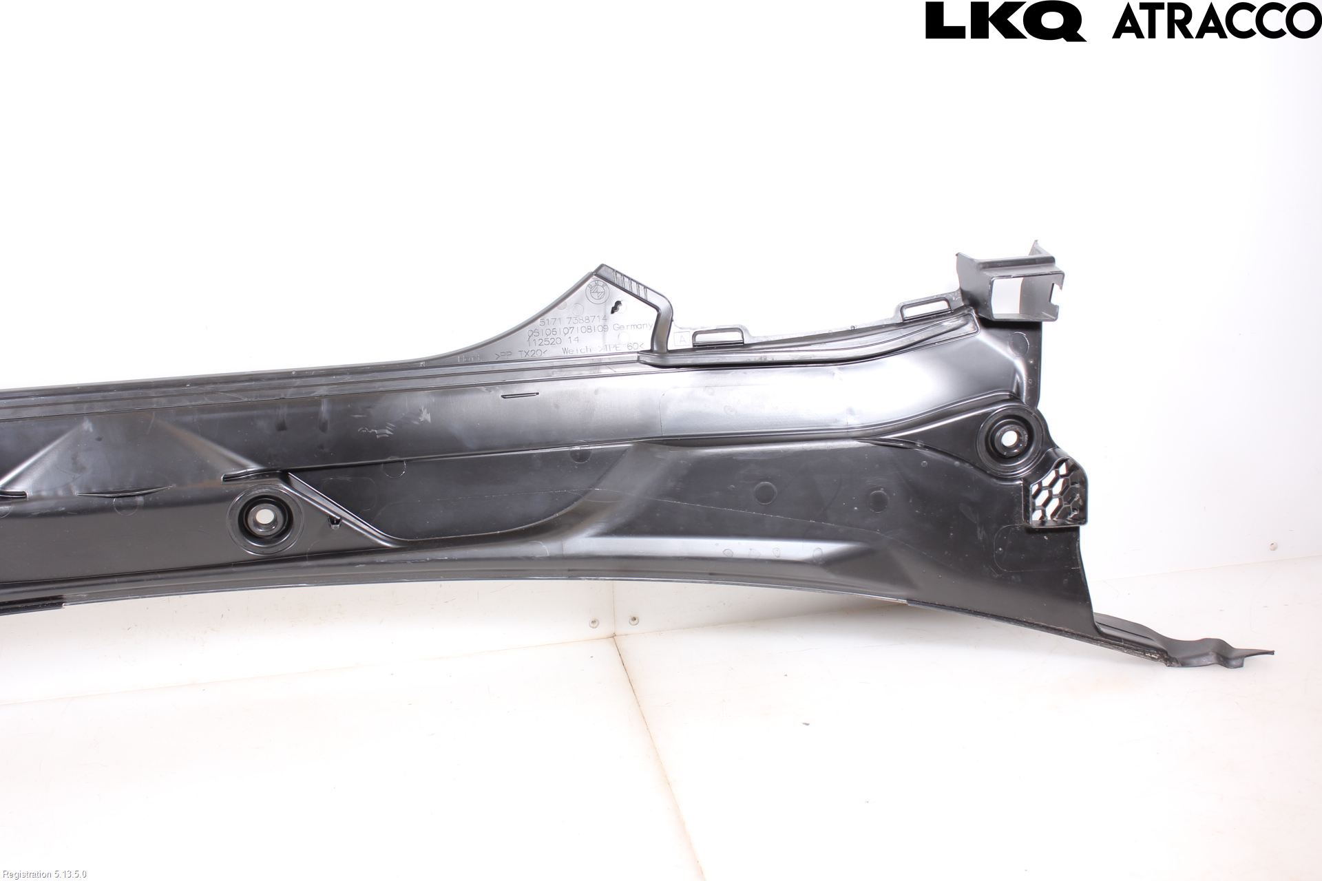 BMW 5 G30/G31/F90 17-23 Visker Deksel-Grill-Under Frr
