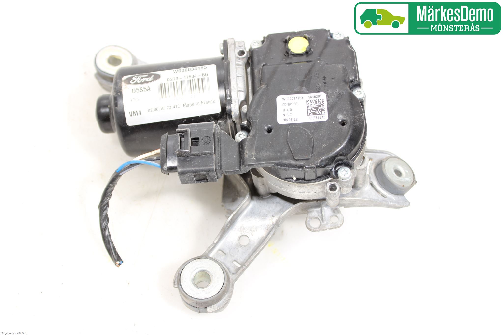 Ford MONDEO 15-22 Viskermotor Frontrute