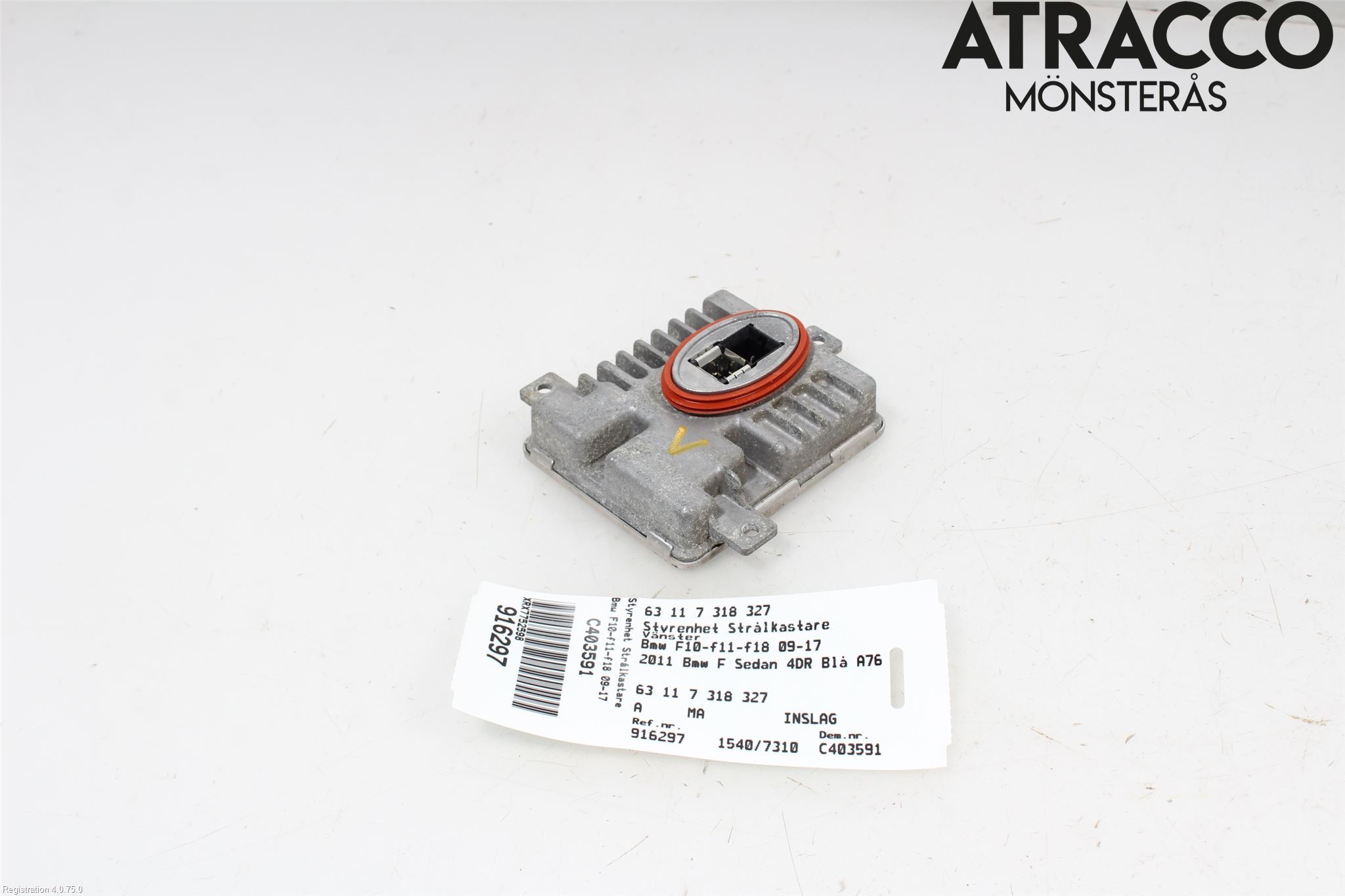 BMW 5 F10/F11/F18 09-17 Styreenhet Xenon