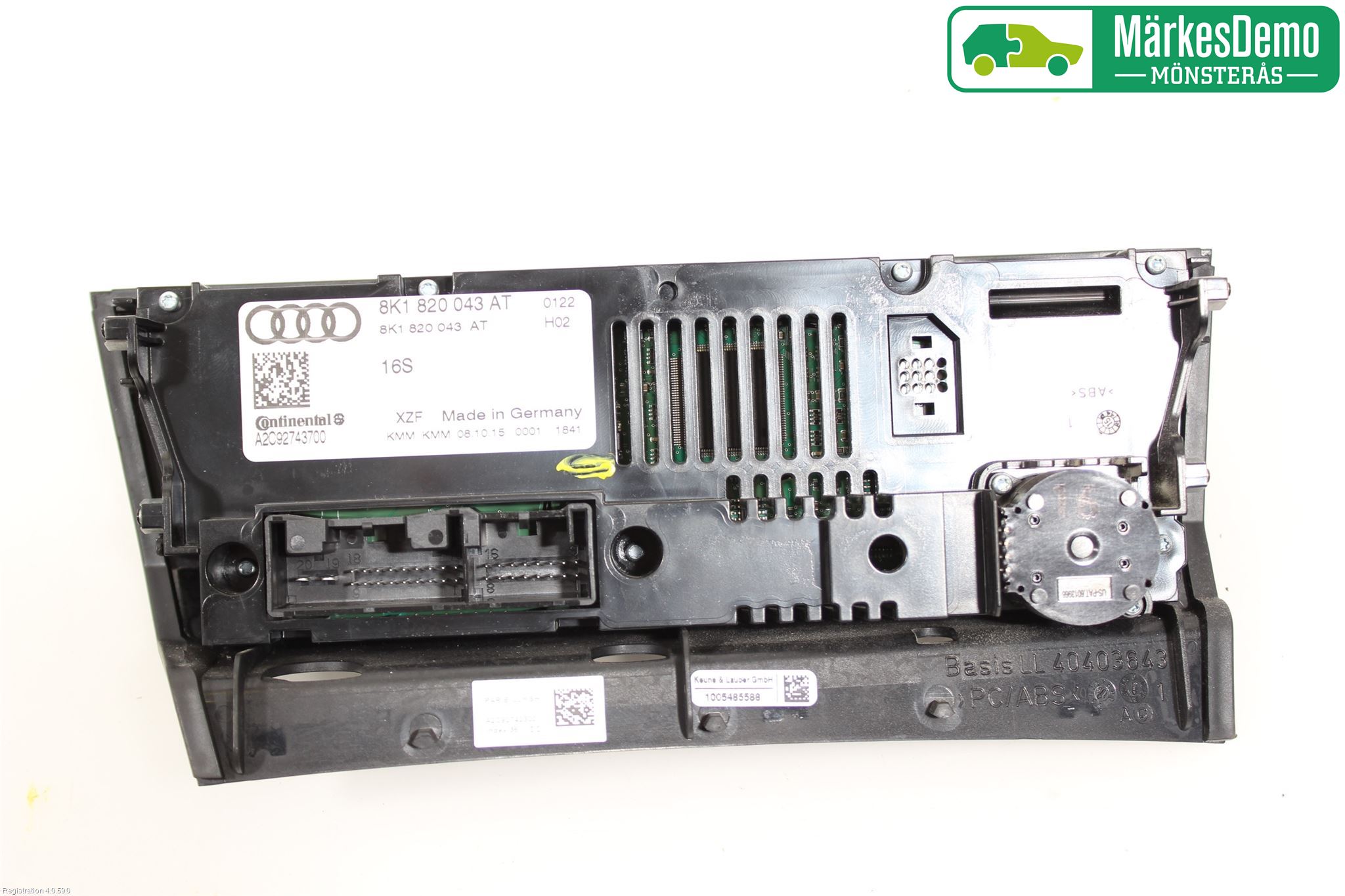 Audi A4 12-15 Varme Ac Betjening-Display