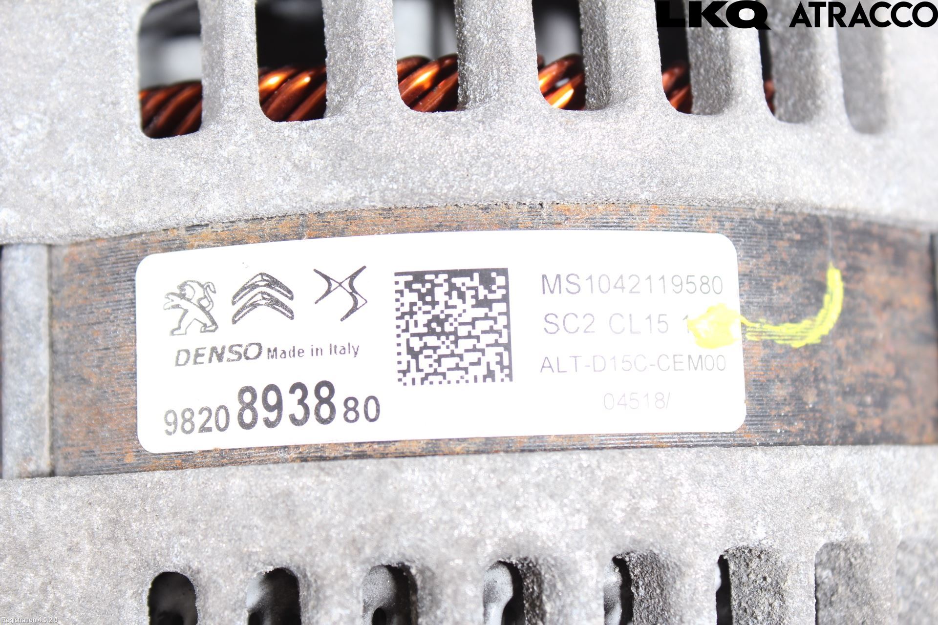 Citroen C4 GRAND PICASSO 14-18 Dynamo