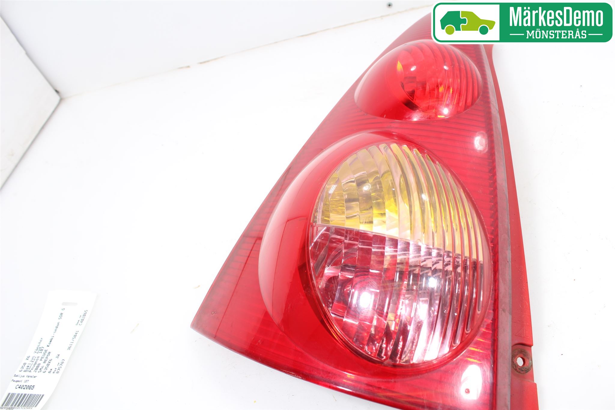 Peugeot 107 Baklykt Venstre