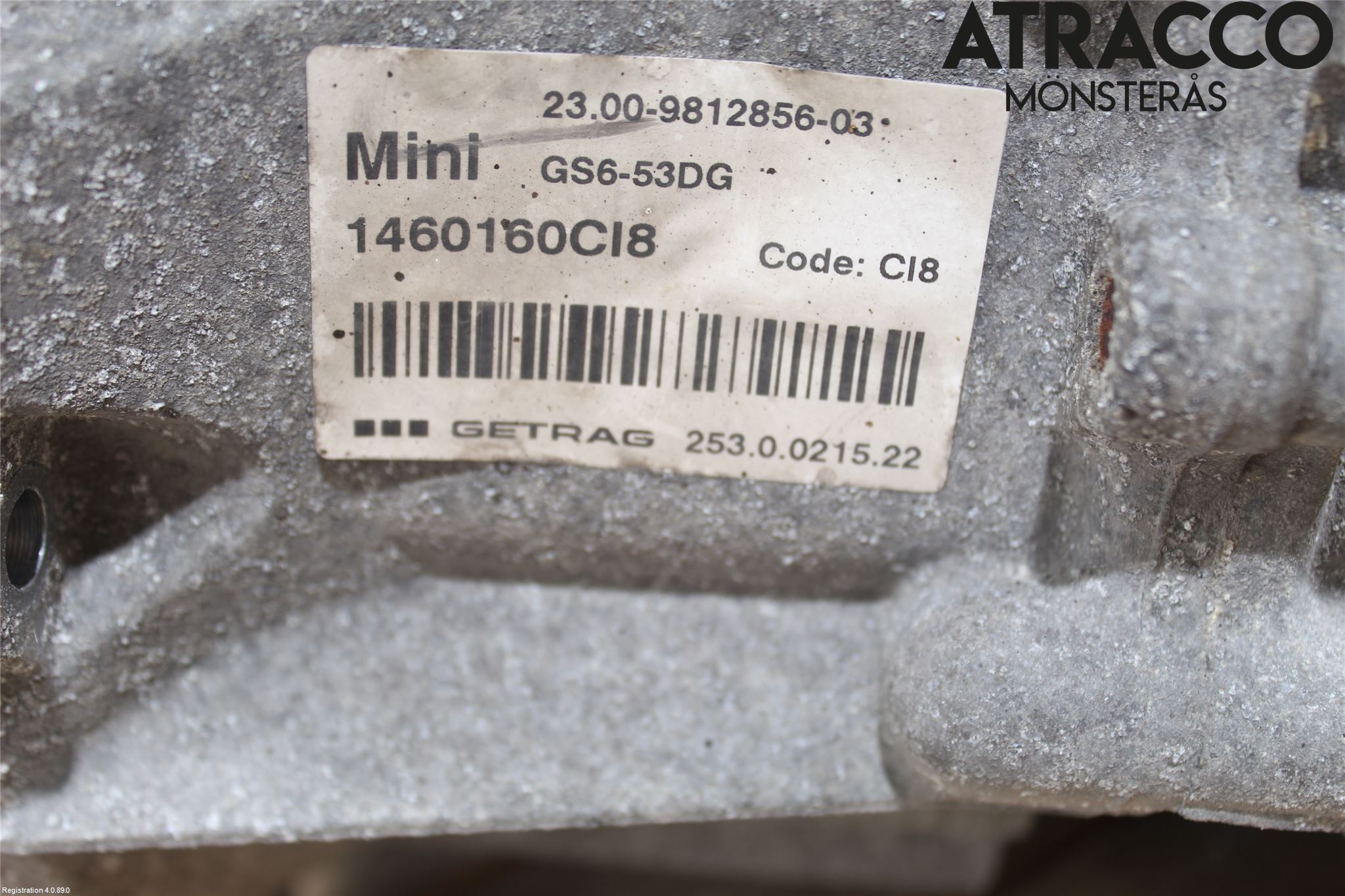 Mini COUNTRYMAN R60 11-16 Gearkasse 6 Trinn