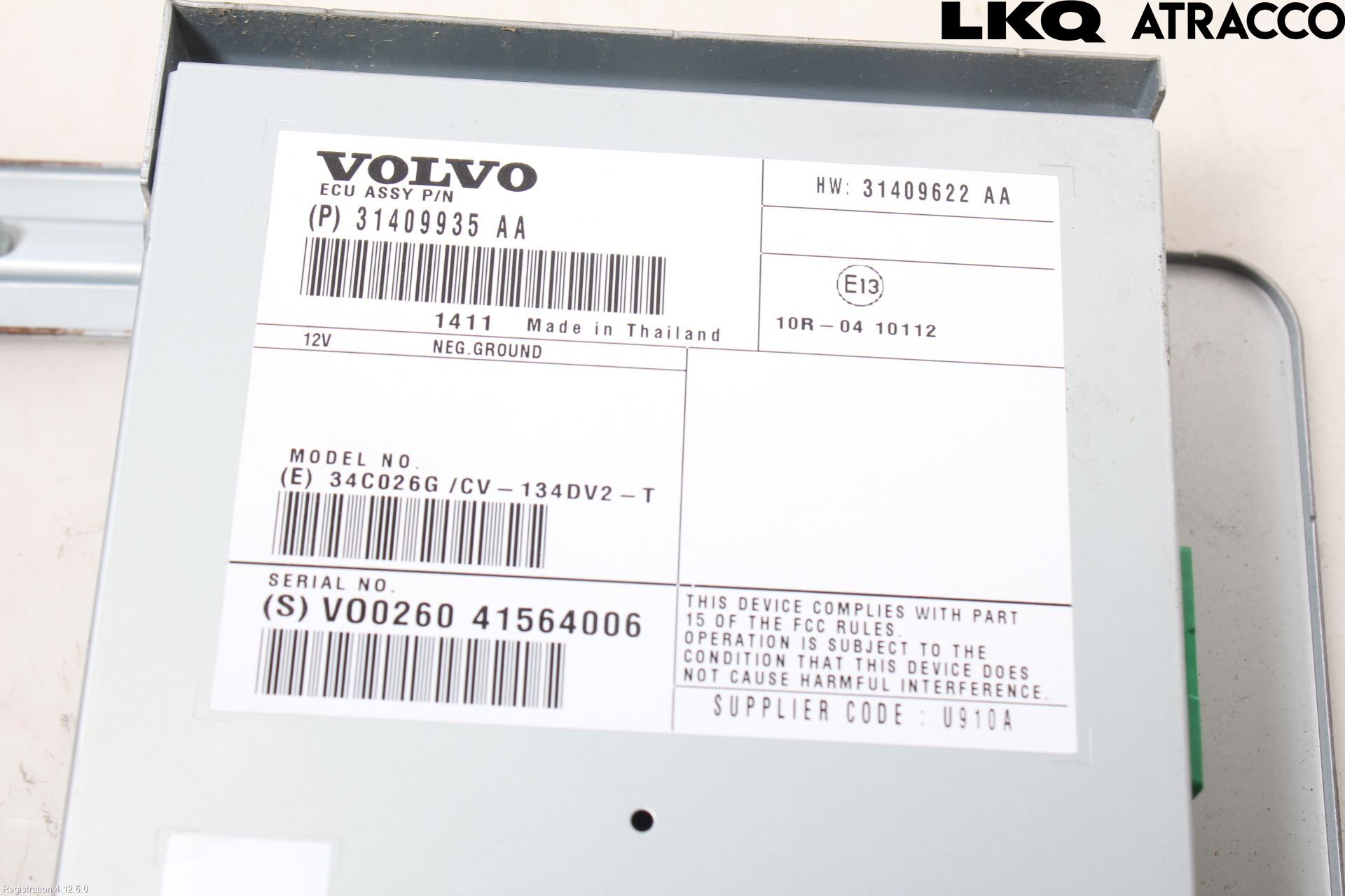 Volvo V40 12-19 Stereo Forsterker