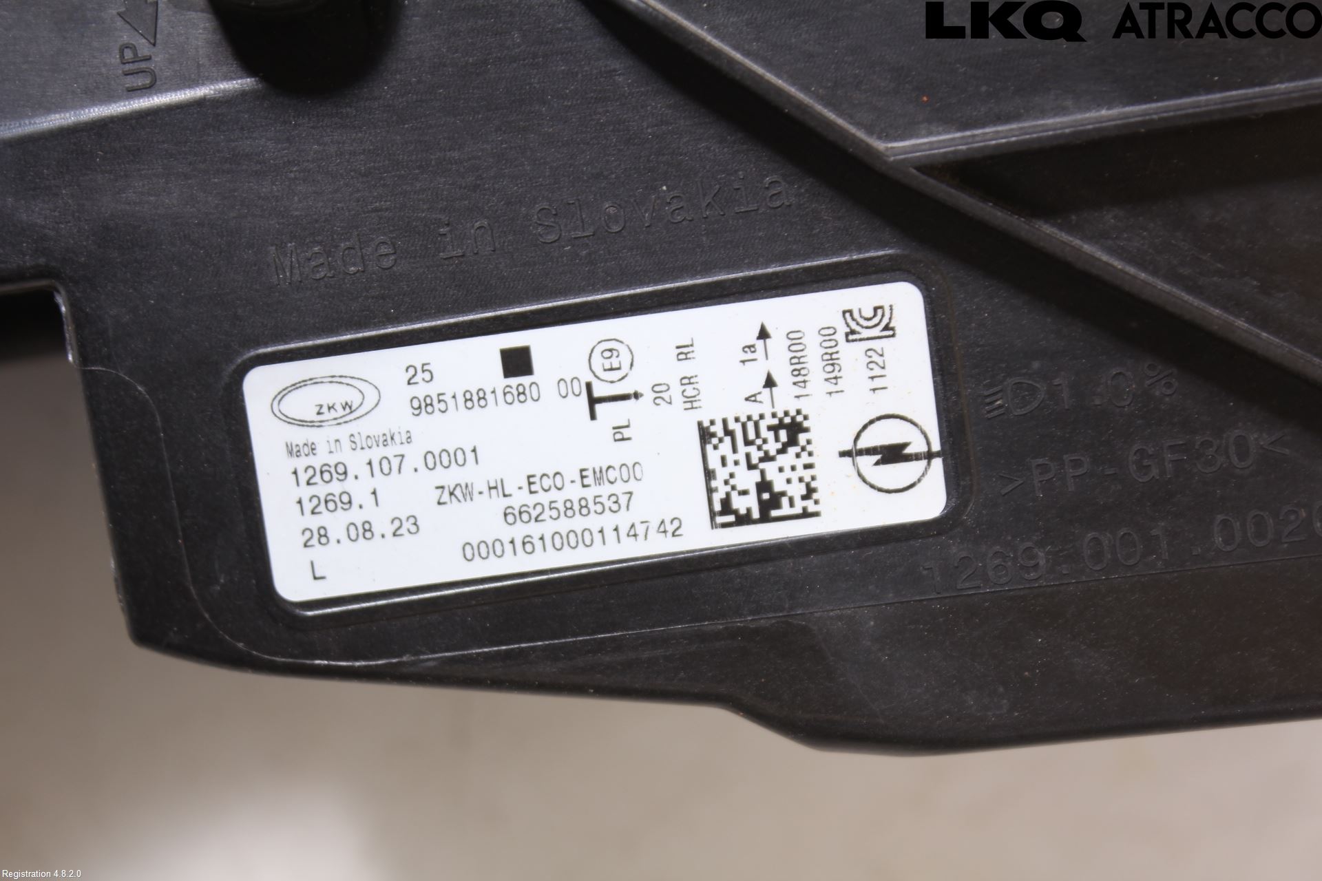 Opel ASTRA L 22- Frontlykt Venstre