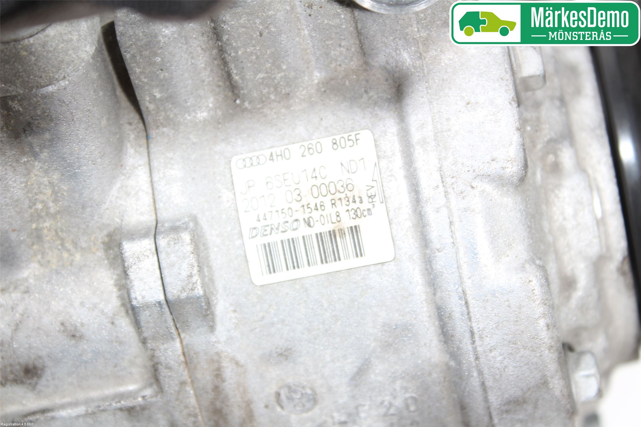 Volkswagen VW TOUAREG 7P 11-18 Varme Ac Kompressor