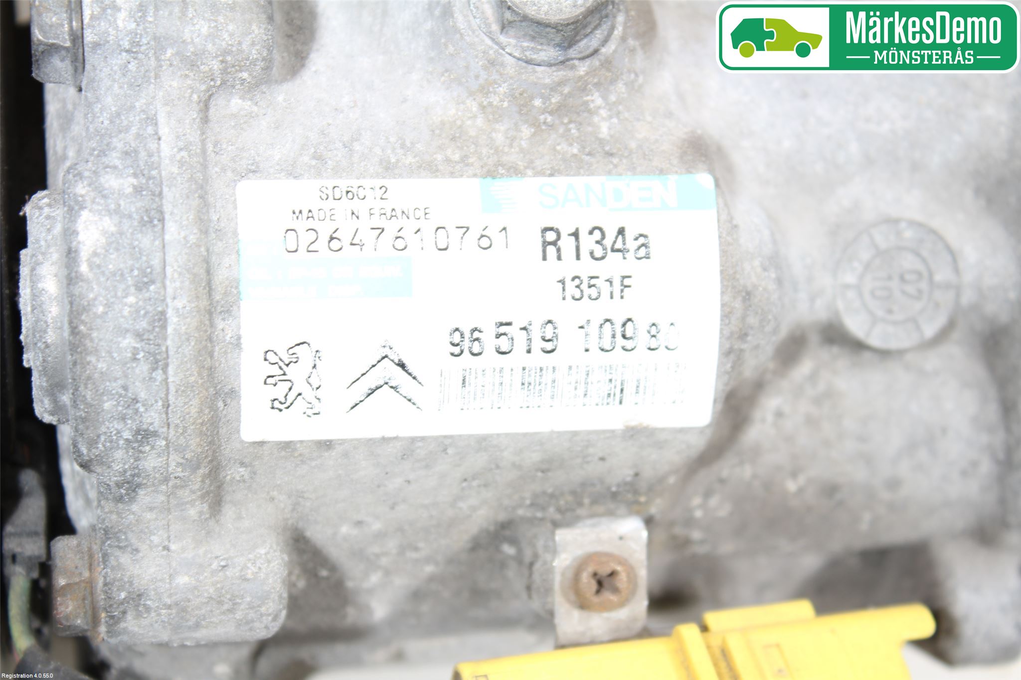 Peugeot 307     05-08 Varme Ac Kompressor
