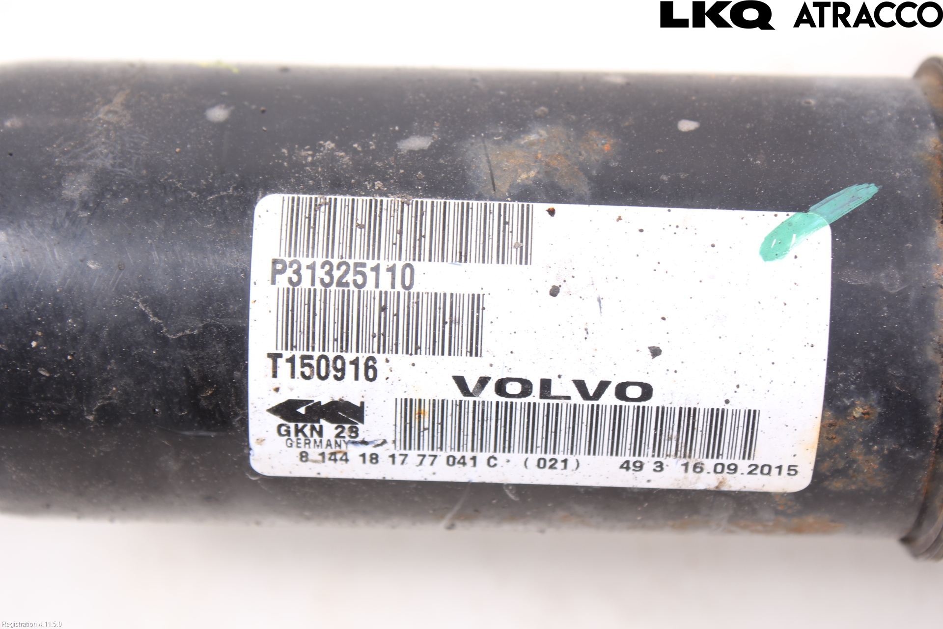 Volvo XC60 14-17 Drivaksel Foran Kompl Venstre