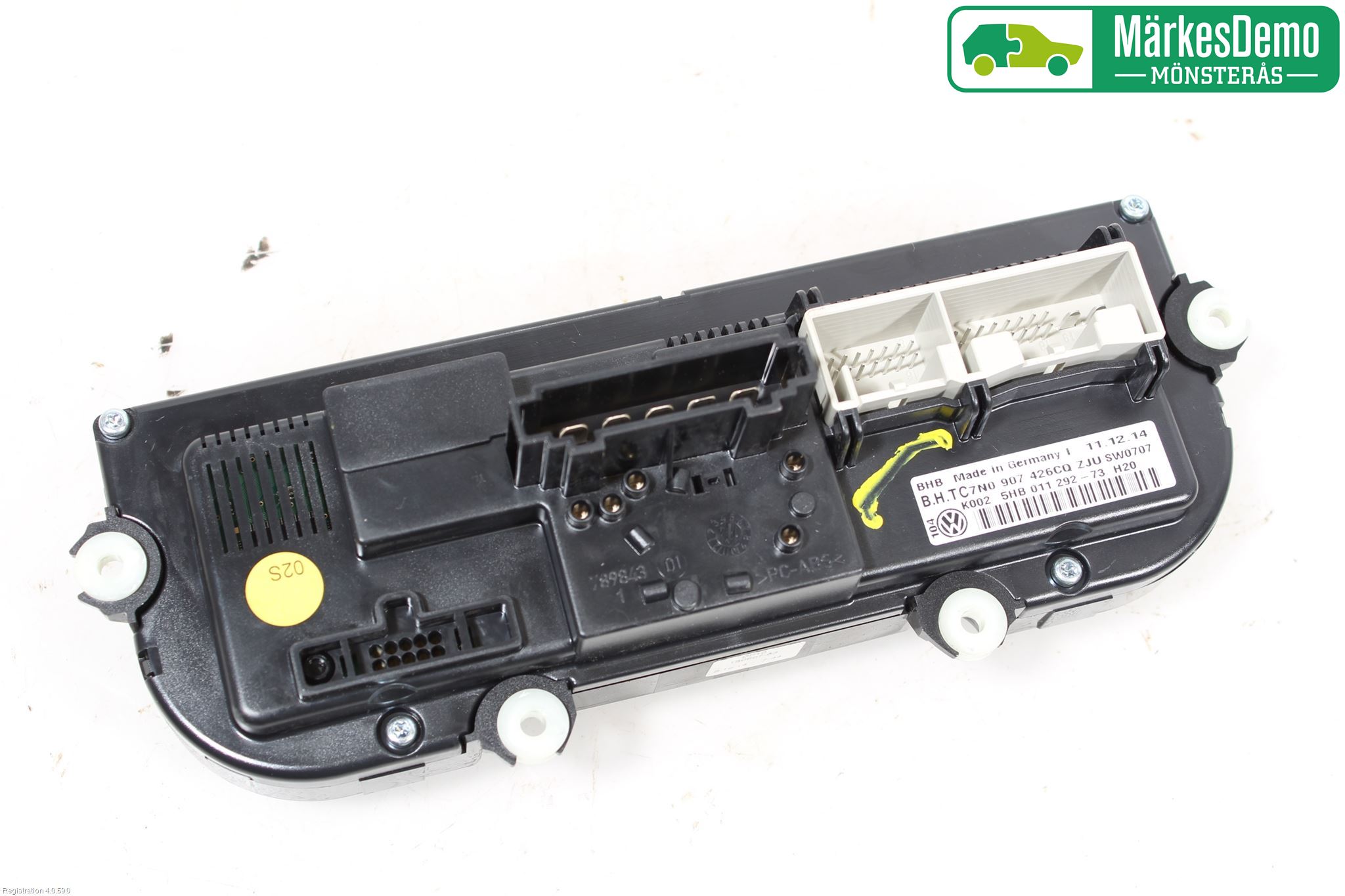 Volkswagen VW CADDY 11-15 Varme Ac Betjening-Display
