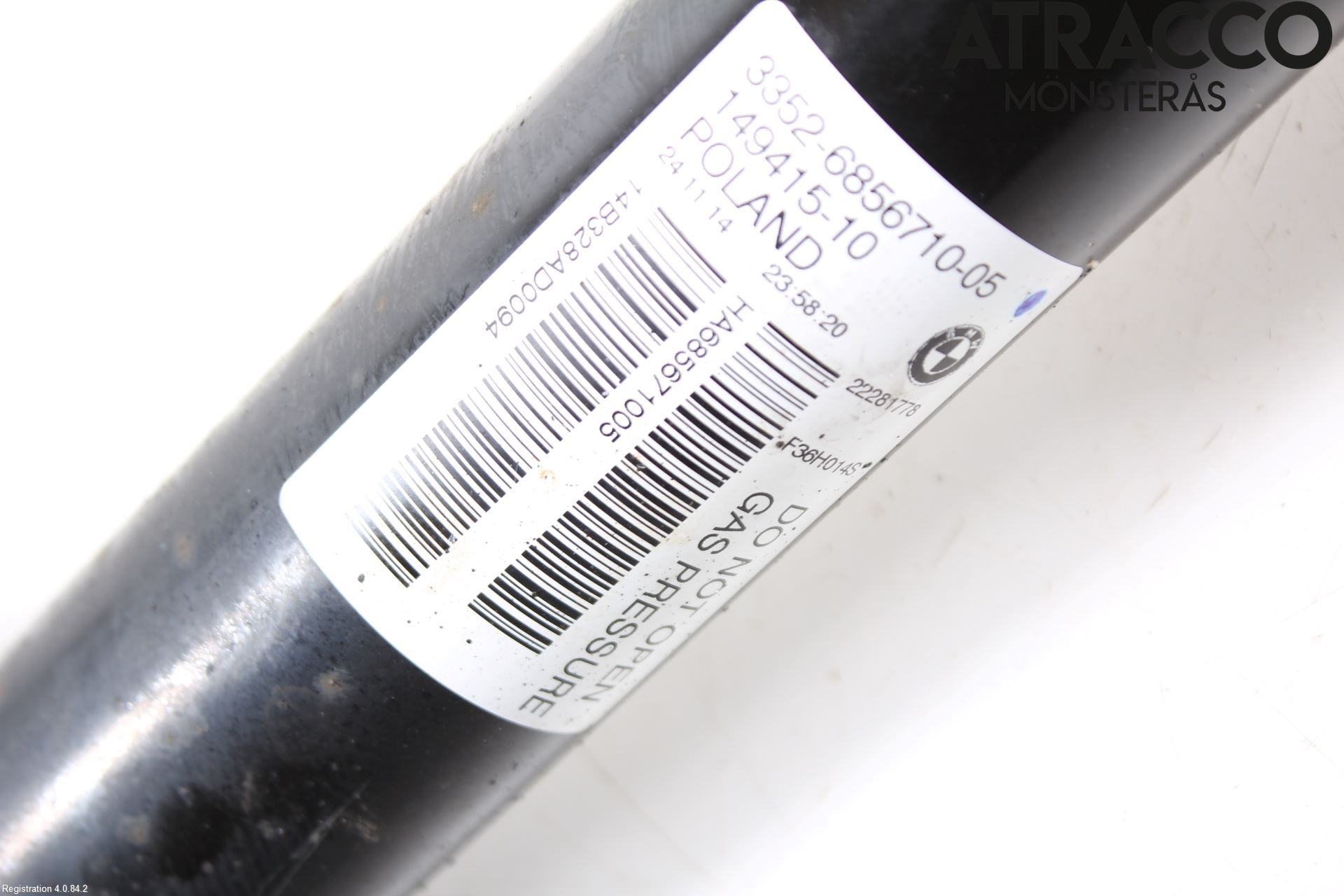 BMW 4 F32/F33/F82/F83 13-20 Støtdemper Bak