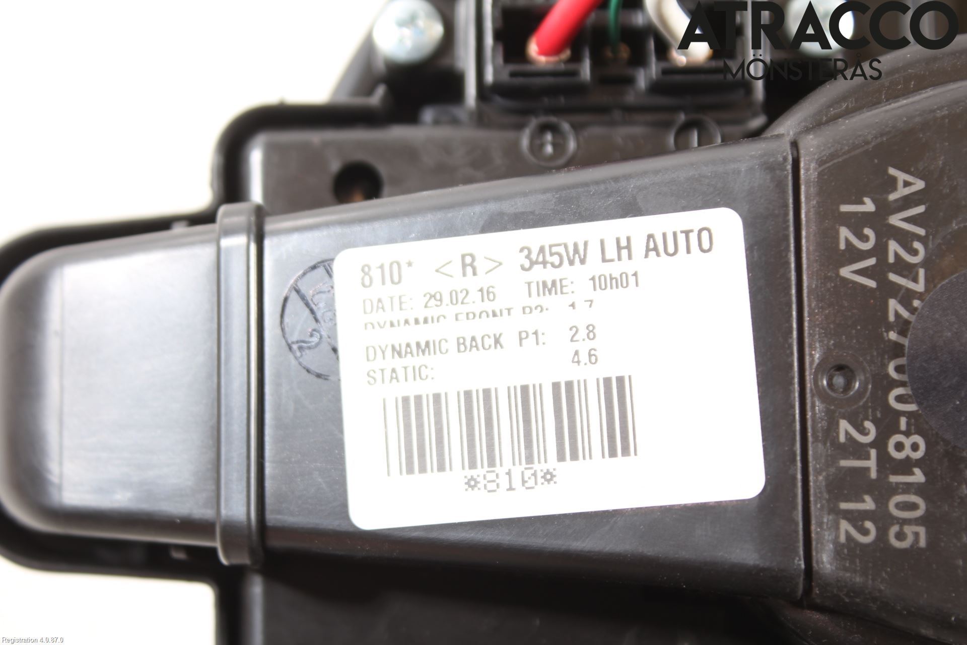Toyota AVENSIS 16-18 Varmeapparat Viftemotor