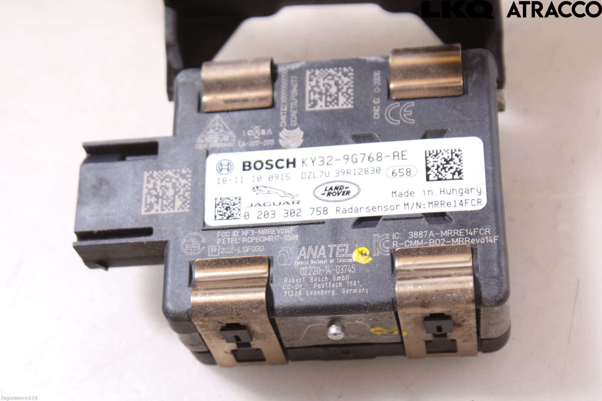 Landrover RANGE ROVER SPORT (L494) 14-22 Sensor Kollisjonsbeskyttelse