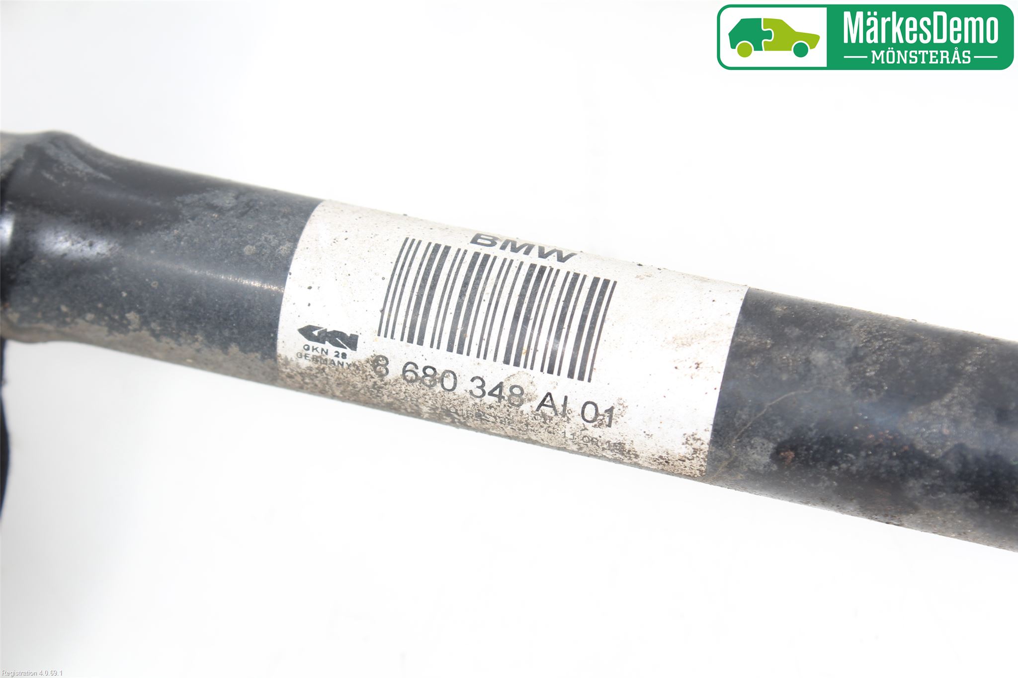BMW 3 F30/F31/F80 12-19 Drivaksel Bak Kompl Høyre