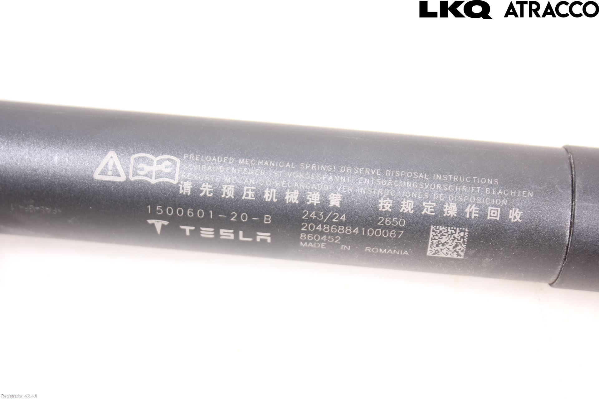 Tesla MODEL Y 21- Bakluke Demper-Gassfjær