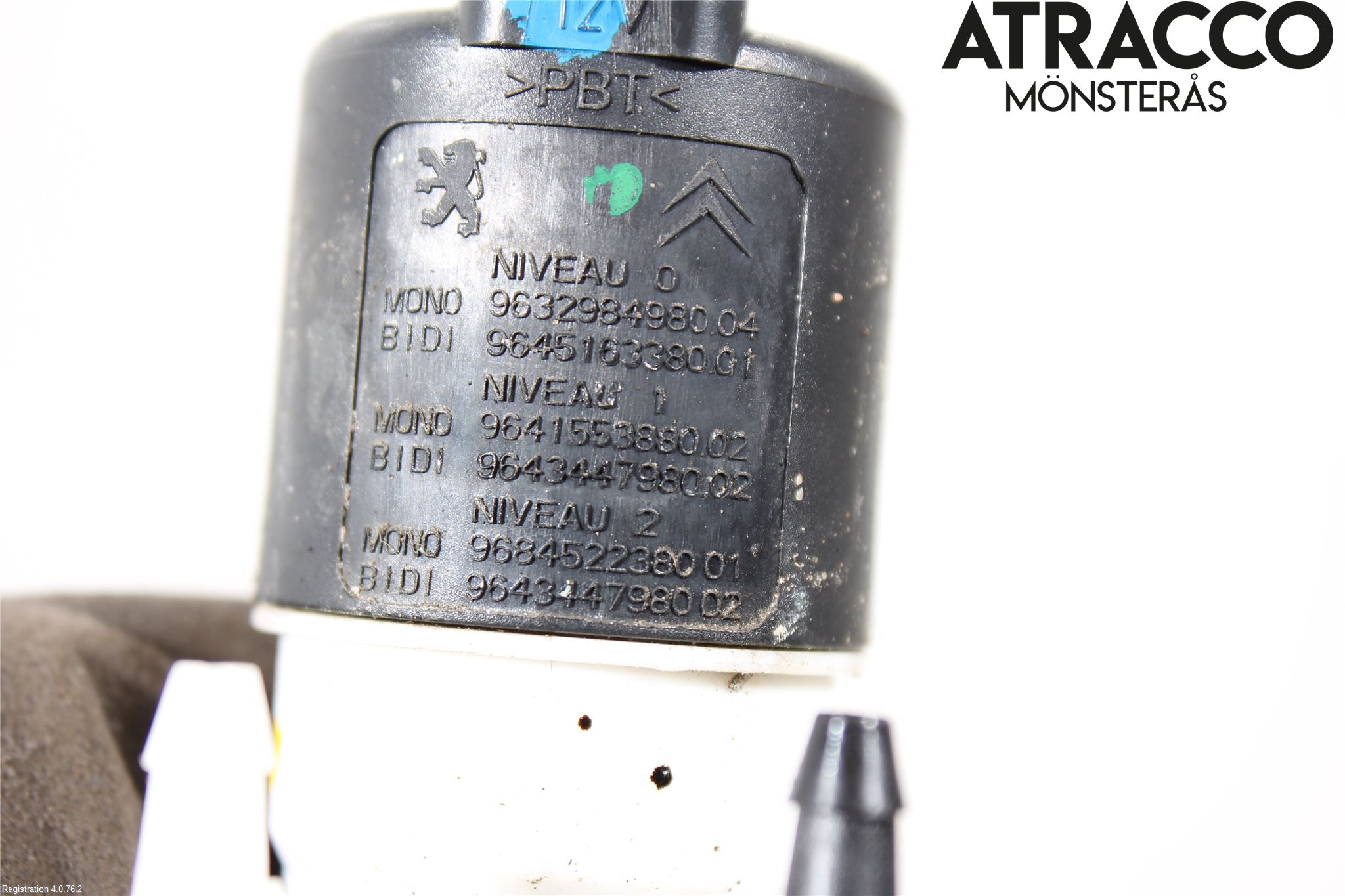 Citroen C4 GRAND PICASSO 14-18 Spylerpumpe Frontrute