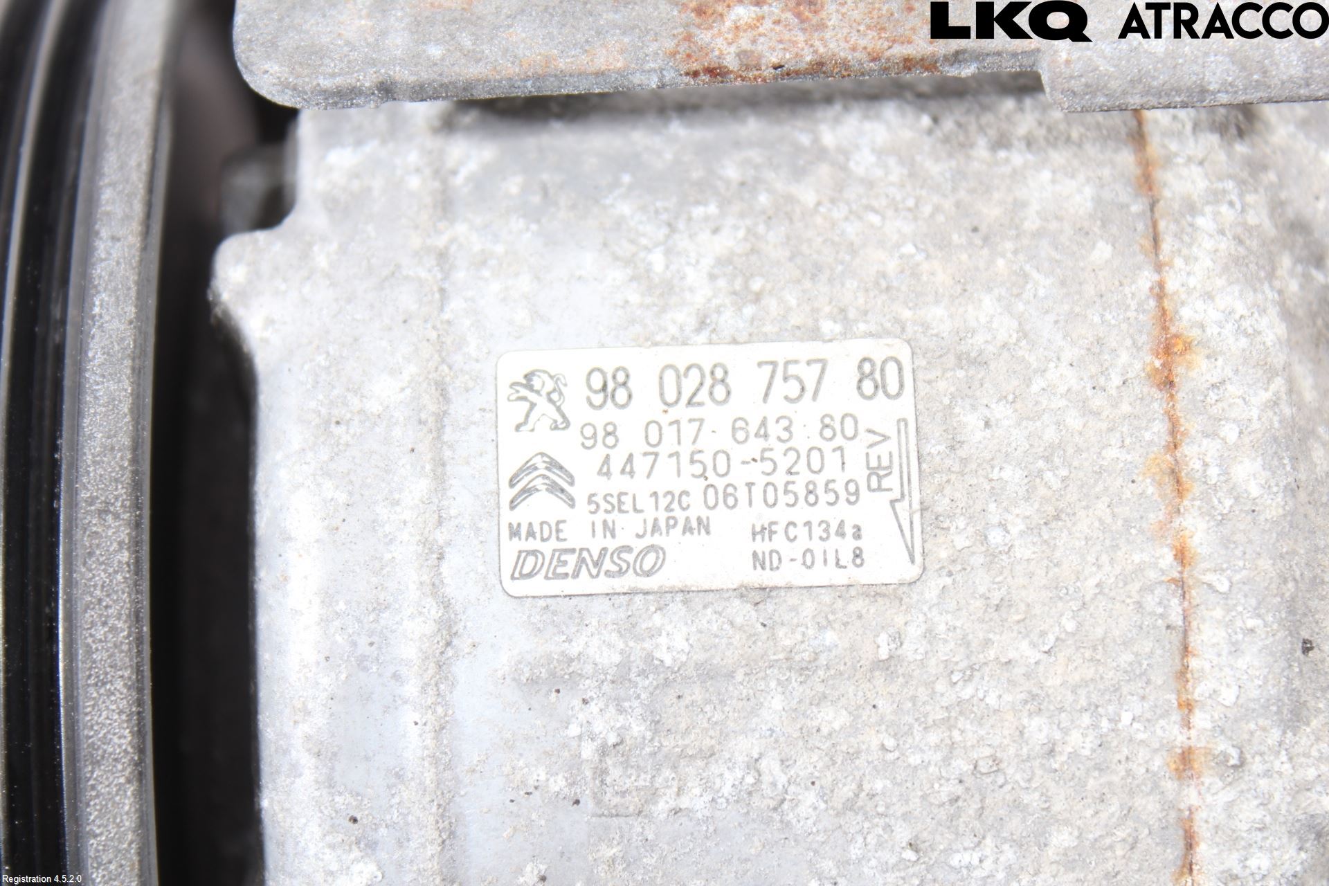 Peugeot PARTNER 16-18 Varme Ac Kompressor