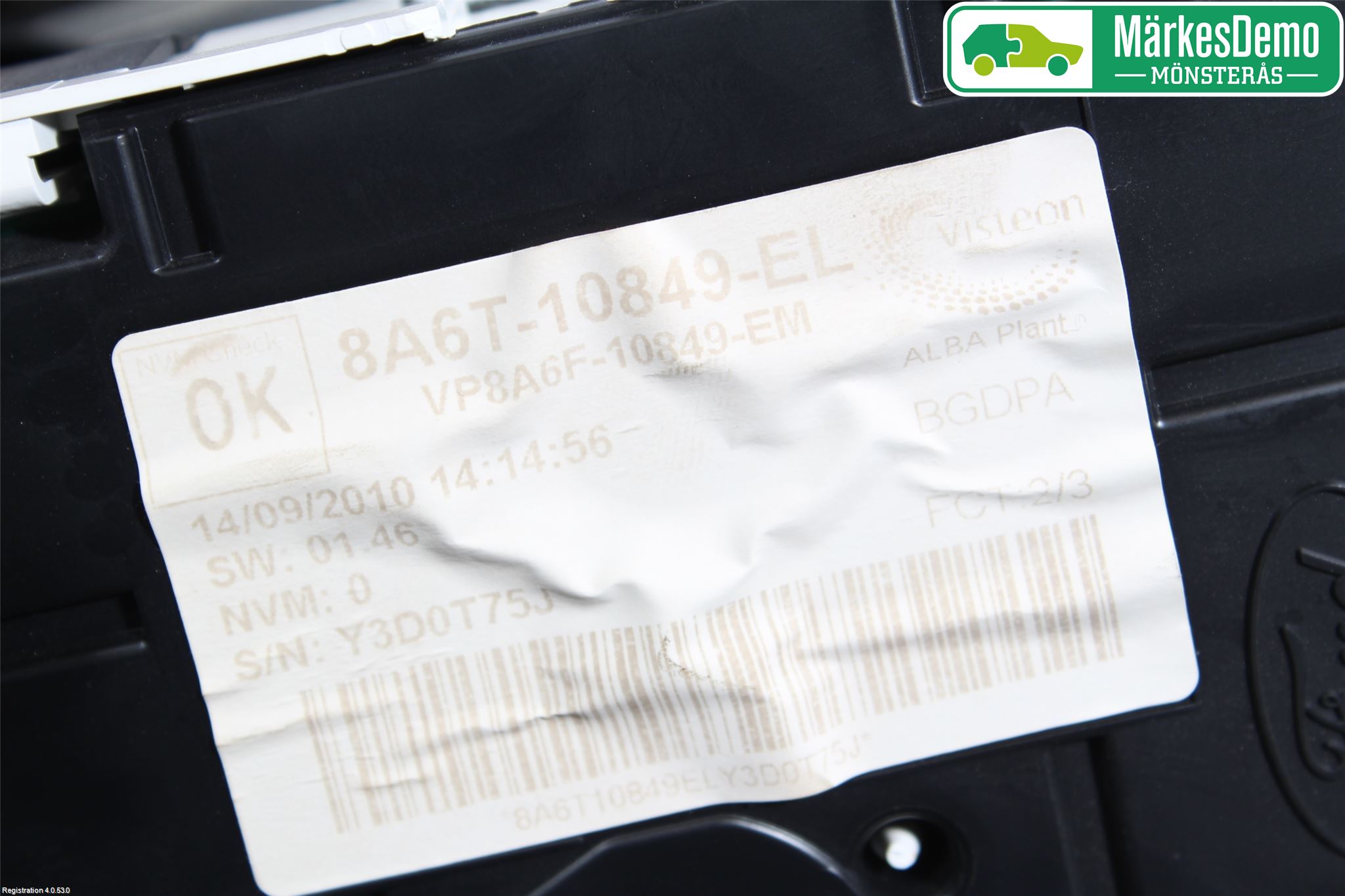 Ford FIESTA 09-12 Instr Kombinert