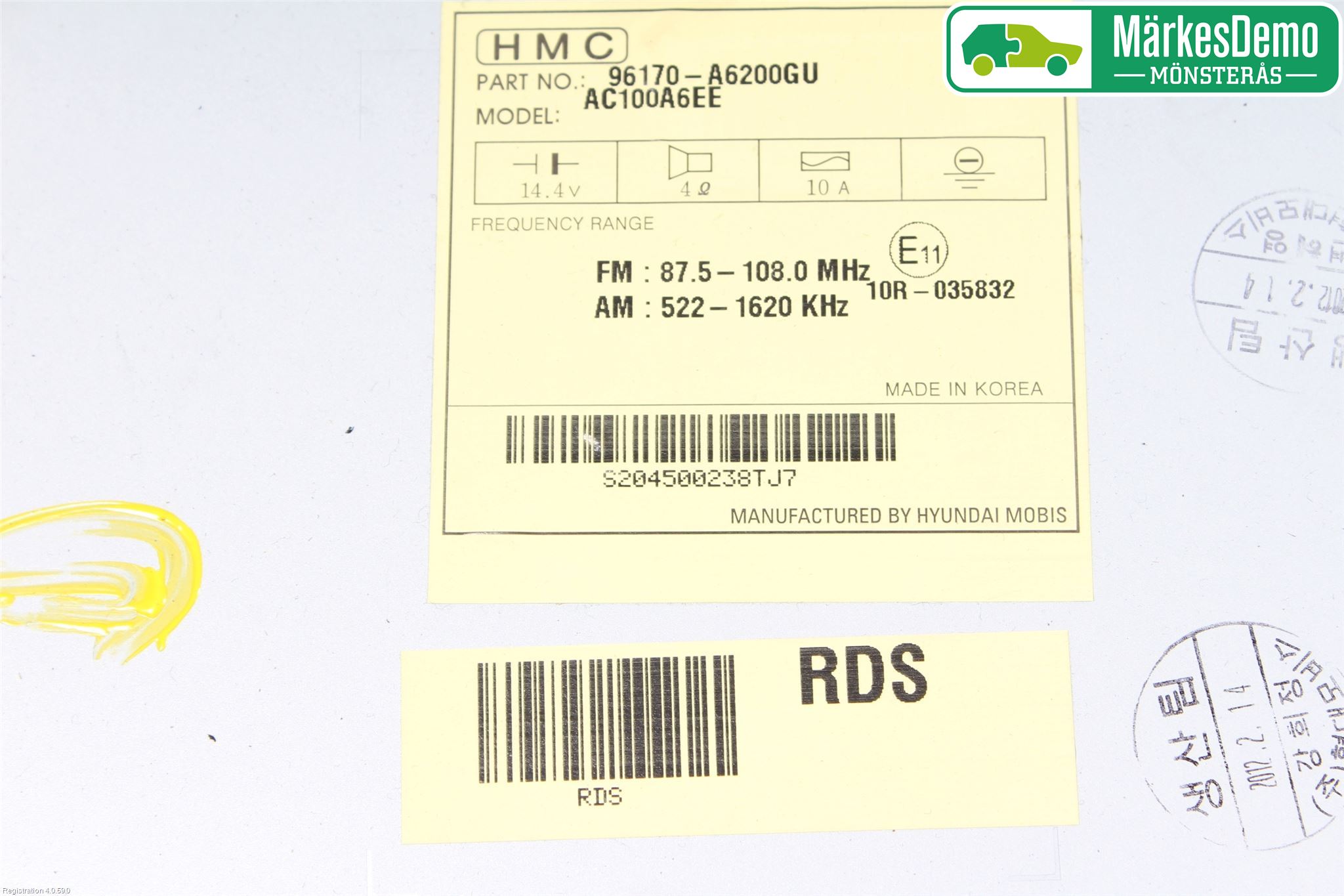 Hyundai i30 GD 13-17 Stereo Radio