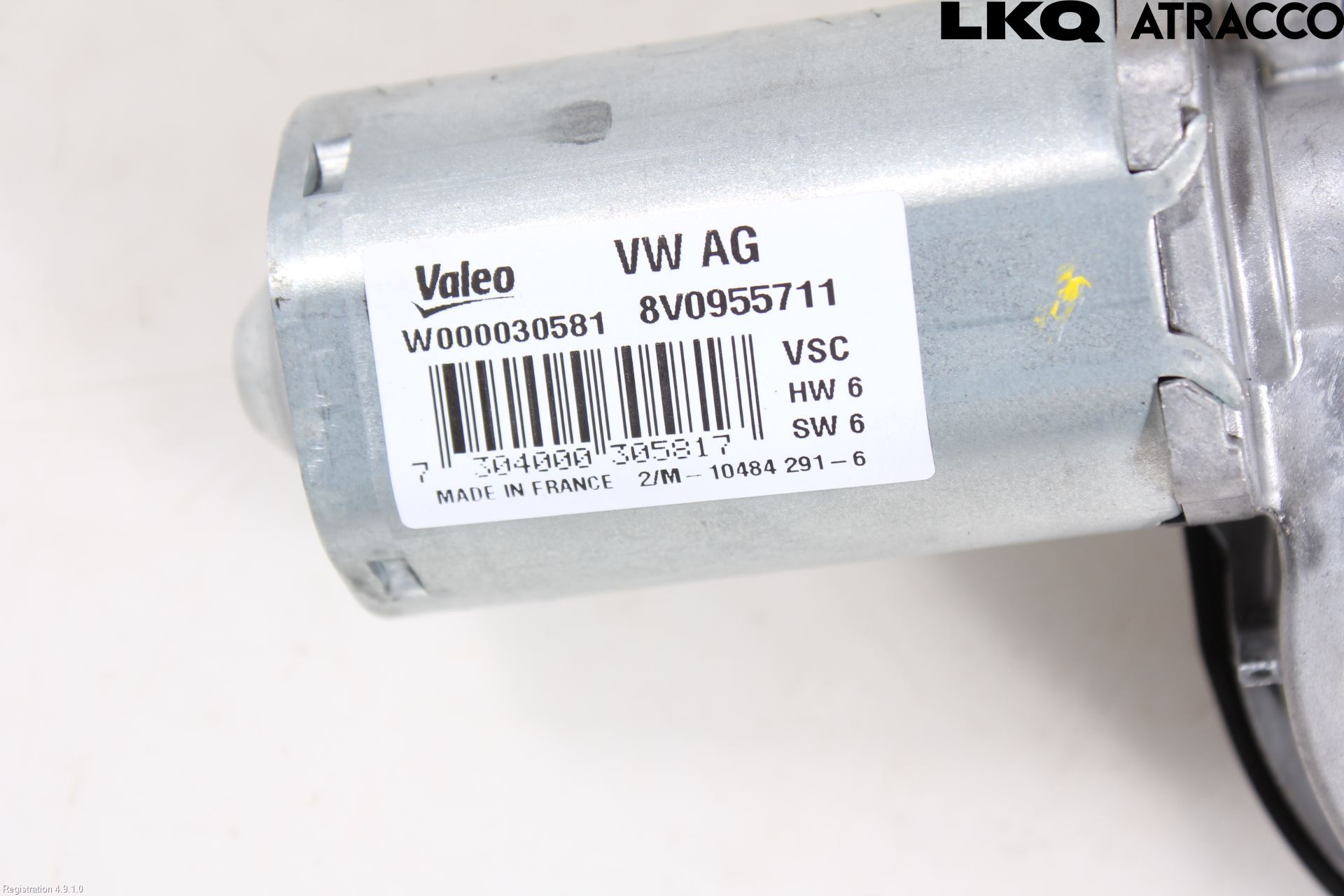 Audi A3/S3 8V 13-20 Viskermotor Bakluke