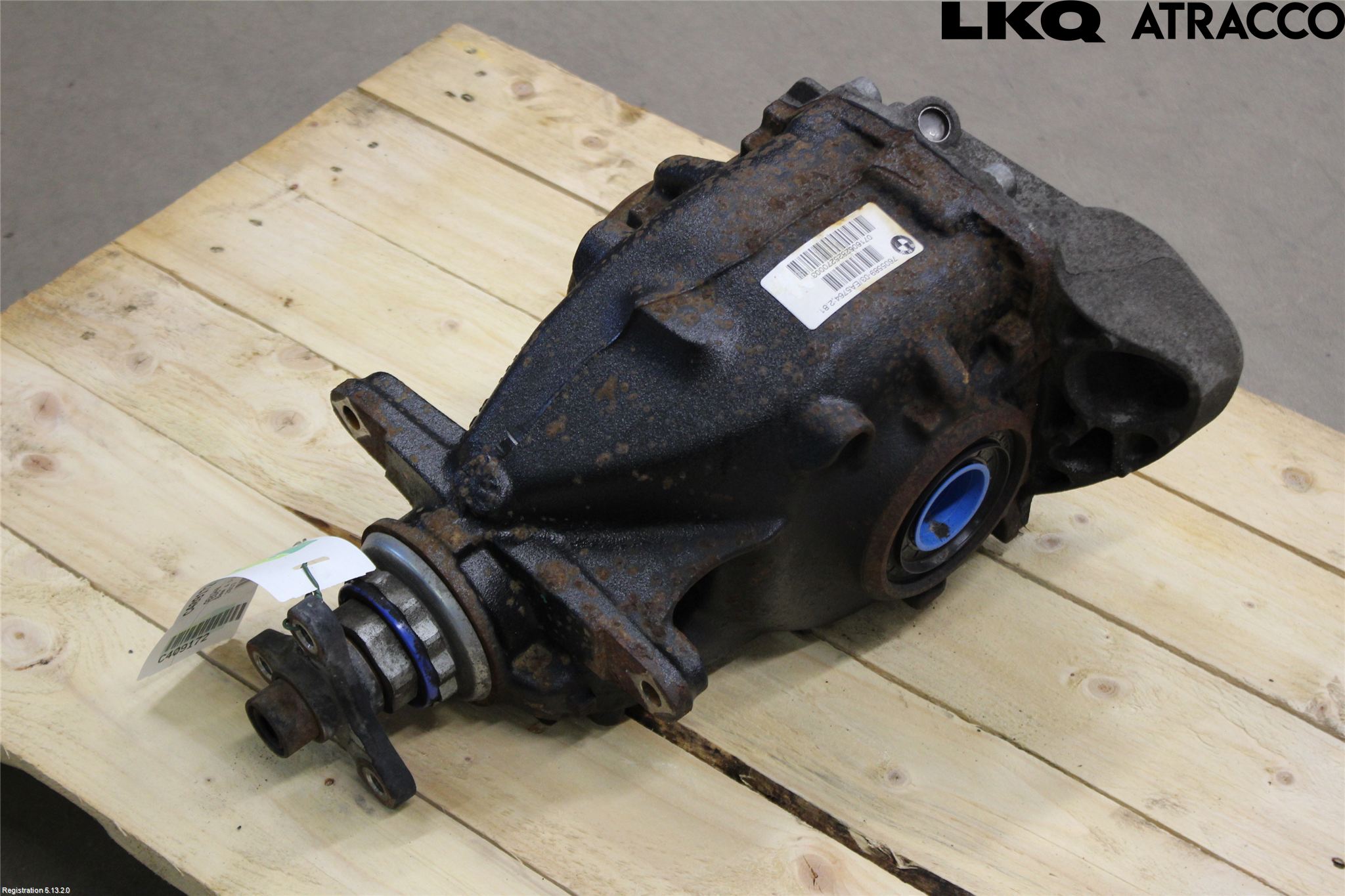 BMW 4 F32/F33/F82/F83 13-20 Bakaksel Kardang Bak -Diff