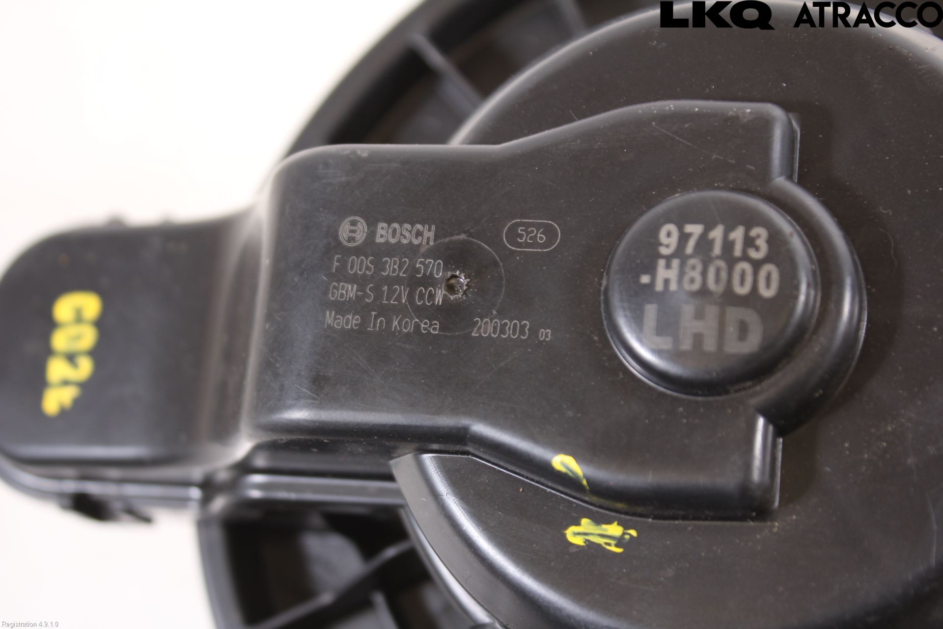 Kia RIO 17- Varmeapparat Viftemotor
