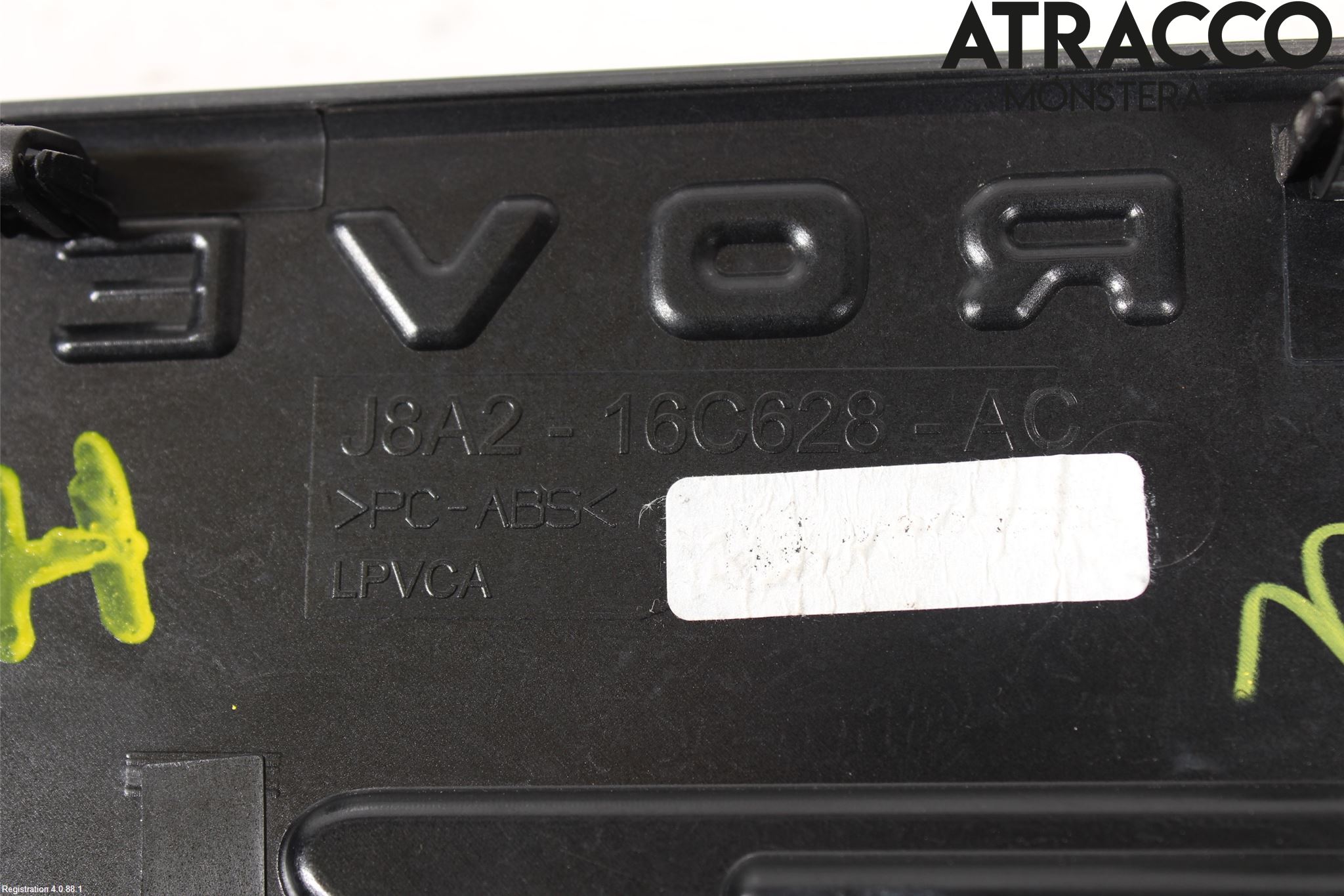 Landrover RANGE ROVER VELAR (L560) 17- Panser Luftinntak Oppå