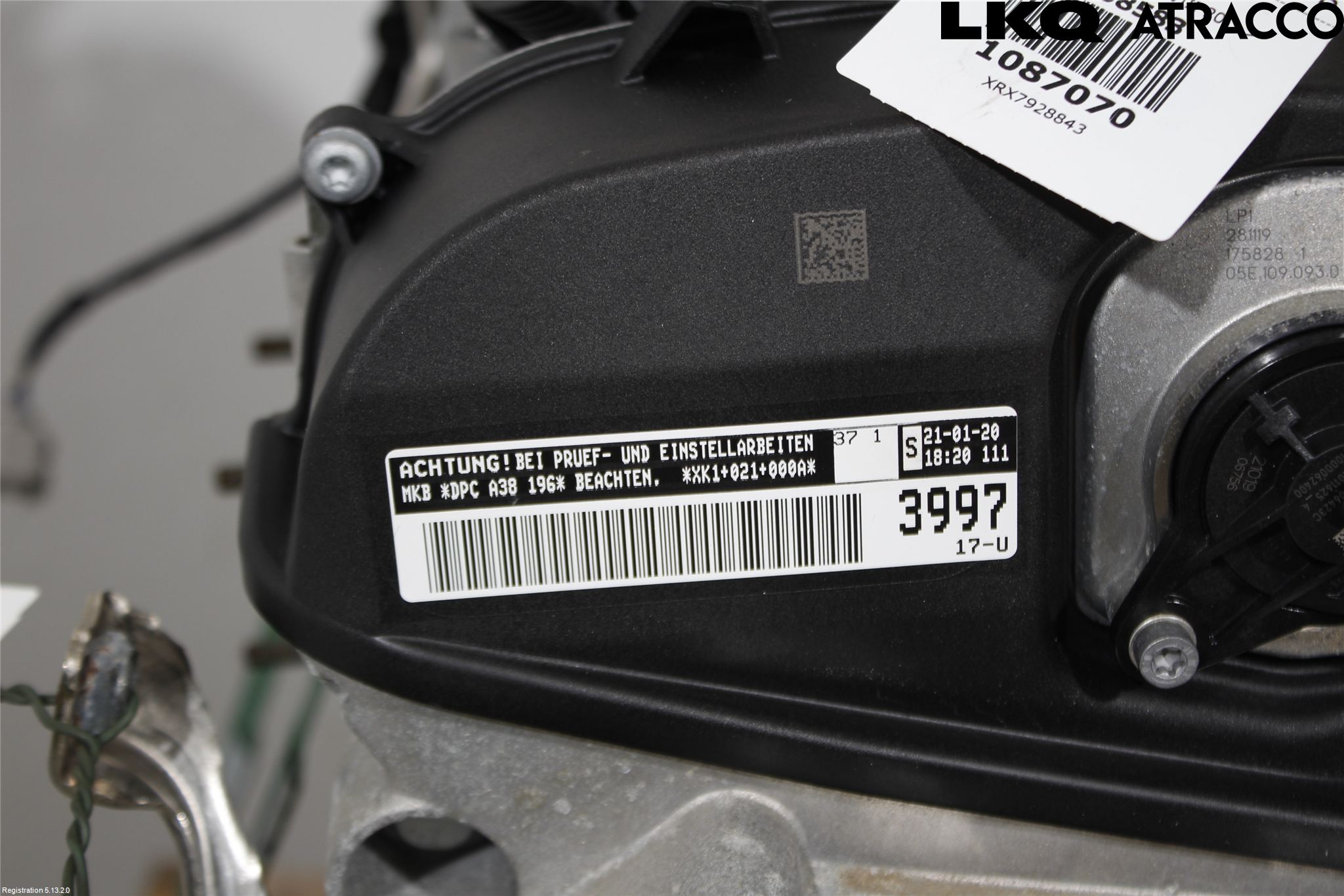 Volkswagen VW GOLF / E-GOLF VIII 20- Motor Bensin