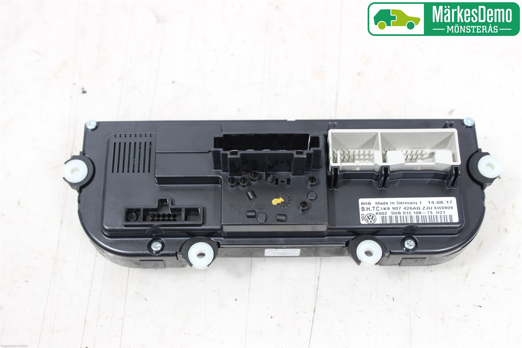 Volkswagen VW CADDY 16-20 Varme Ac Betjening-Display
