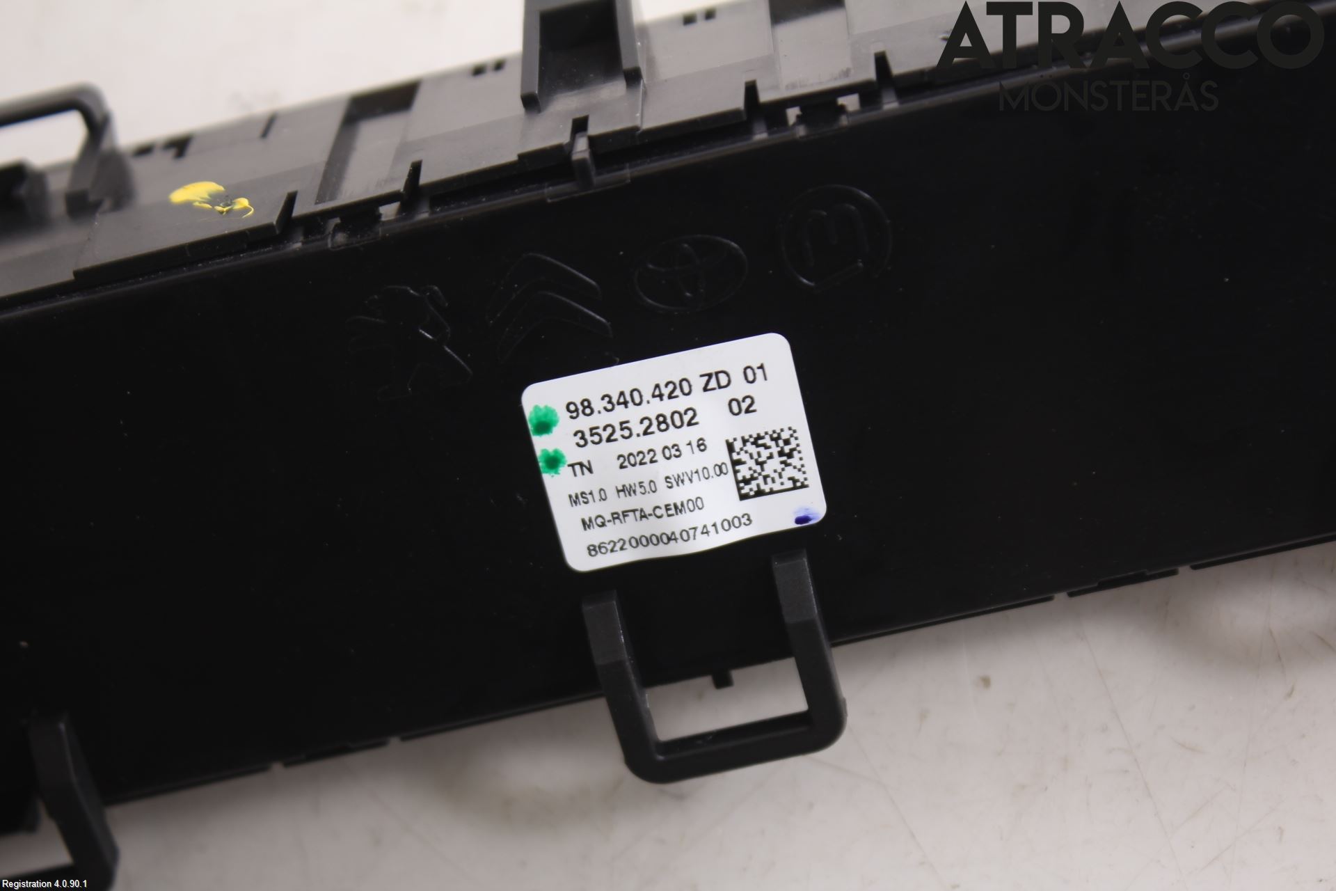 Toyota PROACE CITY 20- Varme Ac Betjening-Display