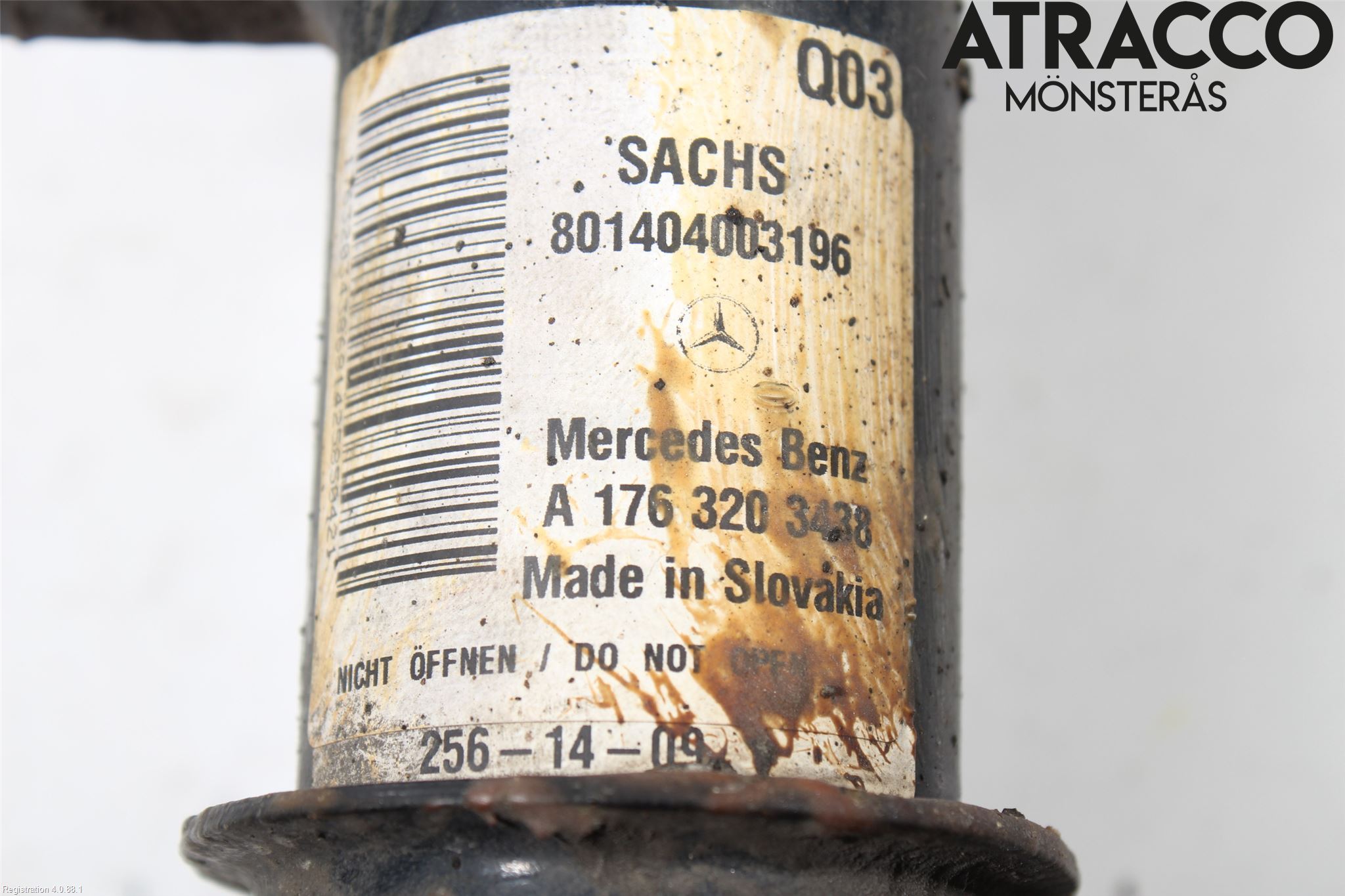 Mercedes-Benz MB A-KLASS (W176) 13-18 Fjærbein Foran Høyre