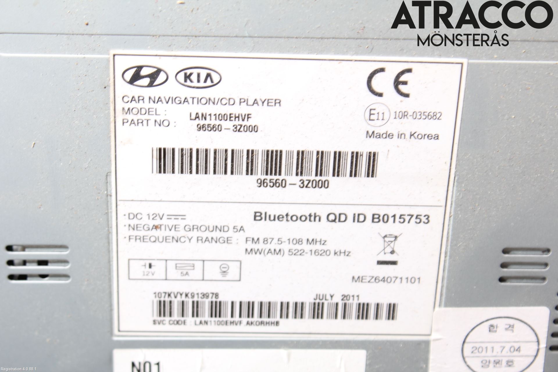 Hyundai i40 08-15 Stereo Radio
