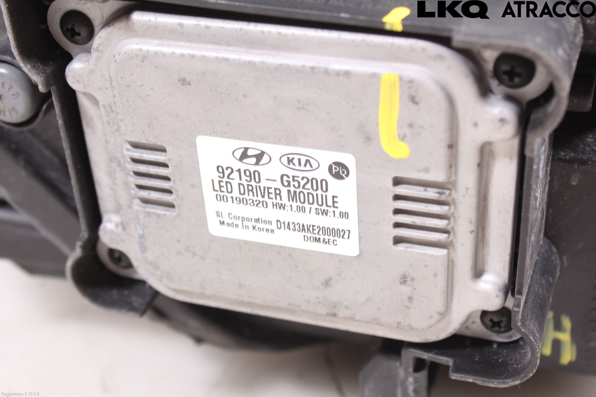 Kia NIRO (DE) 17-22 Frontlykt Høyre