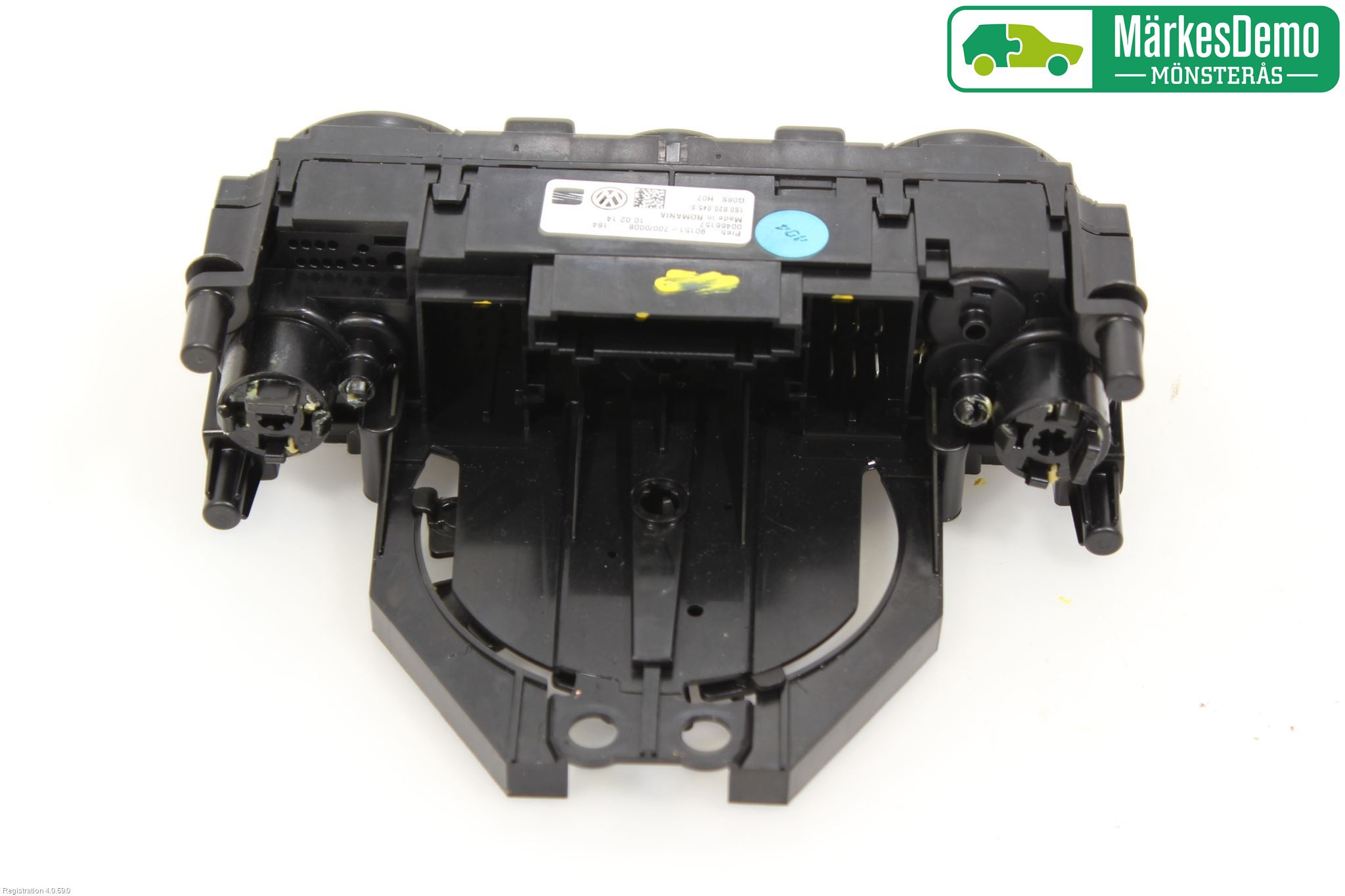 Volkswagen VW UP! / E-UP! Varme Ac Betjening-Display