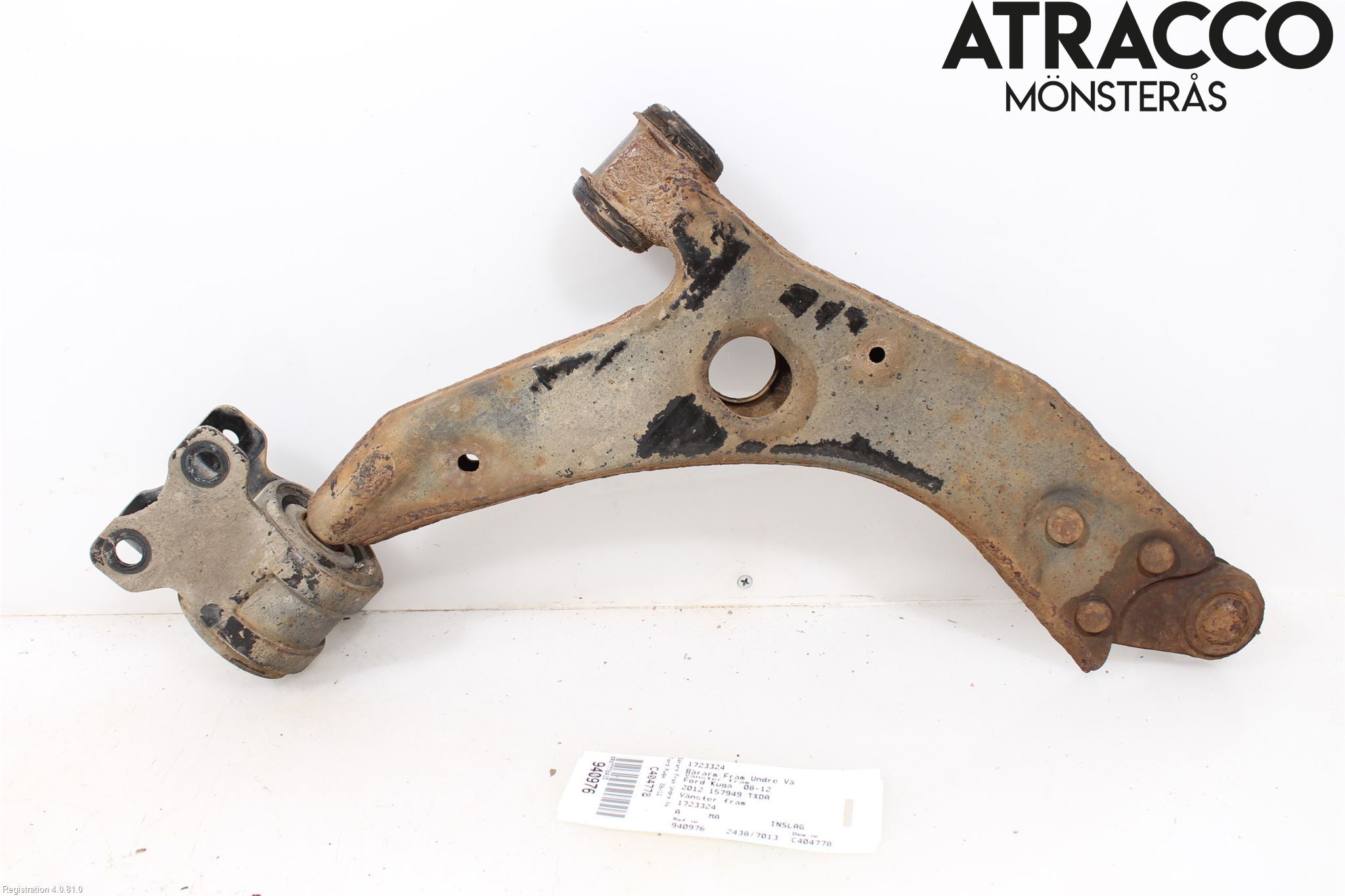 Ford KUGA 08-12 Bærearm Foran Venstre Nedre